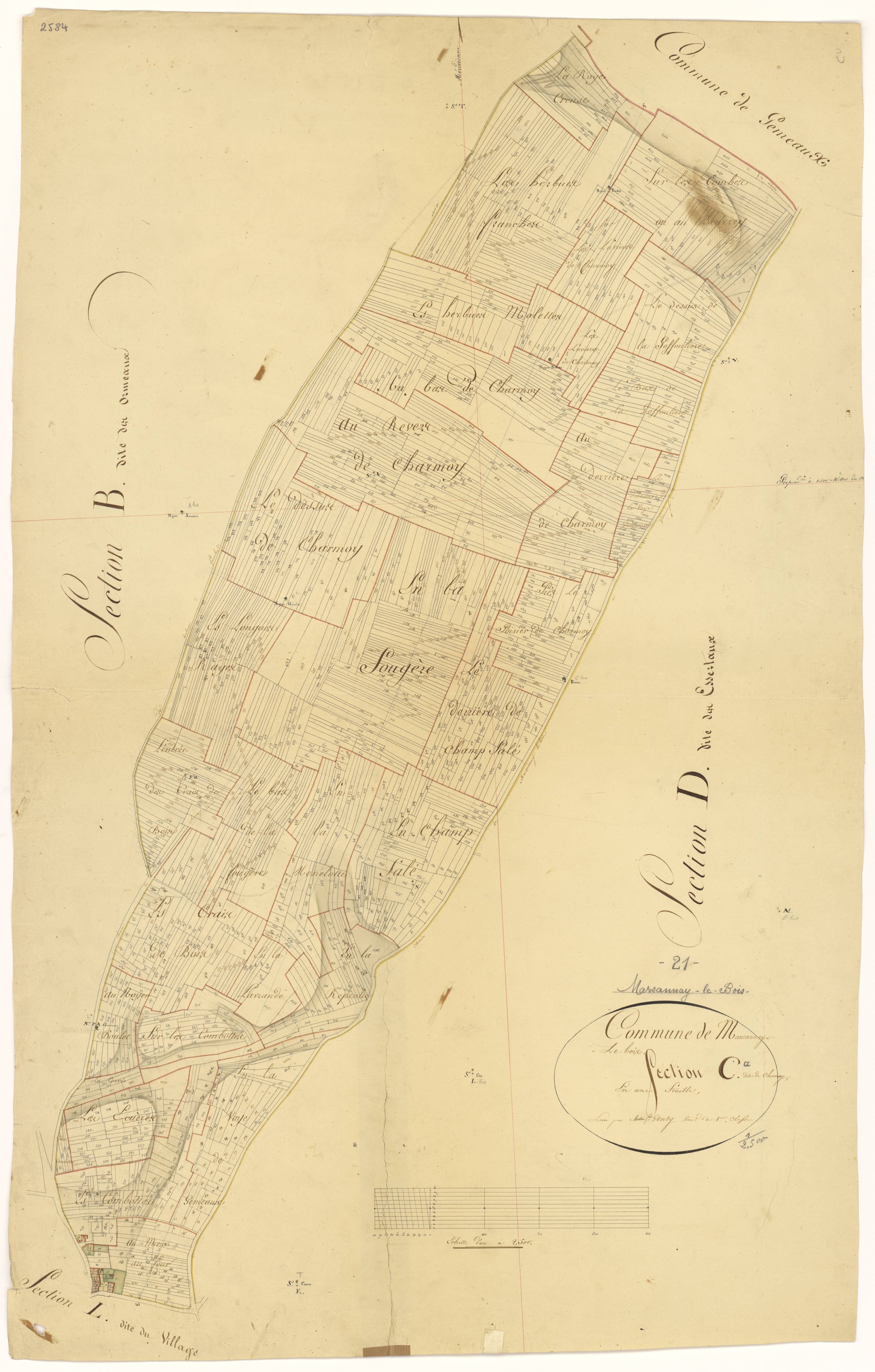 Marsannay-le-Bois - Section C - 3 P PLAN 390/4