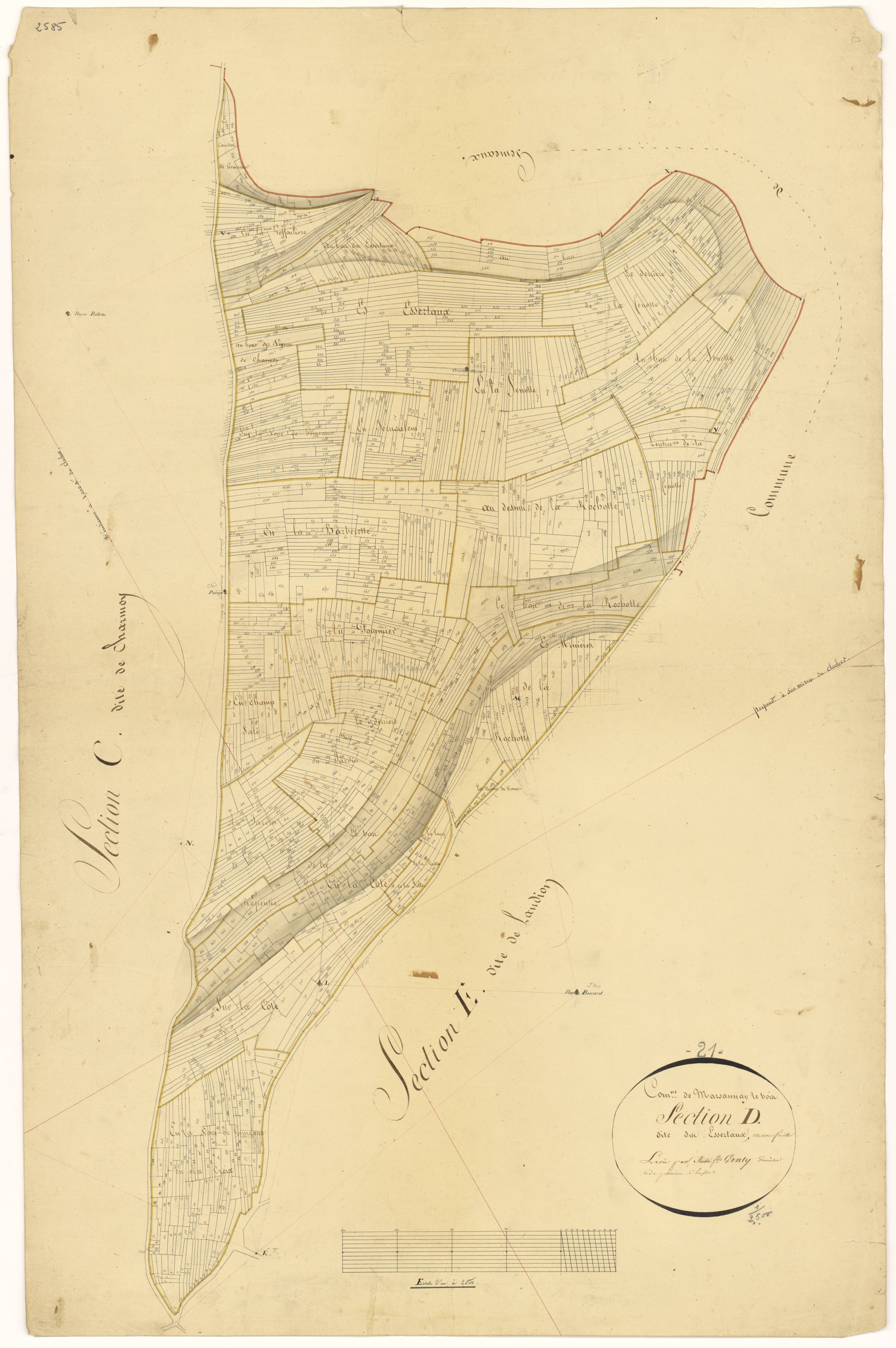 Marsannay-le-Bois - Section D - 3 P PLAN 390/5