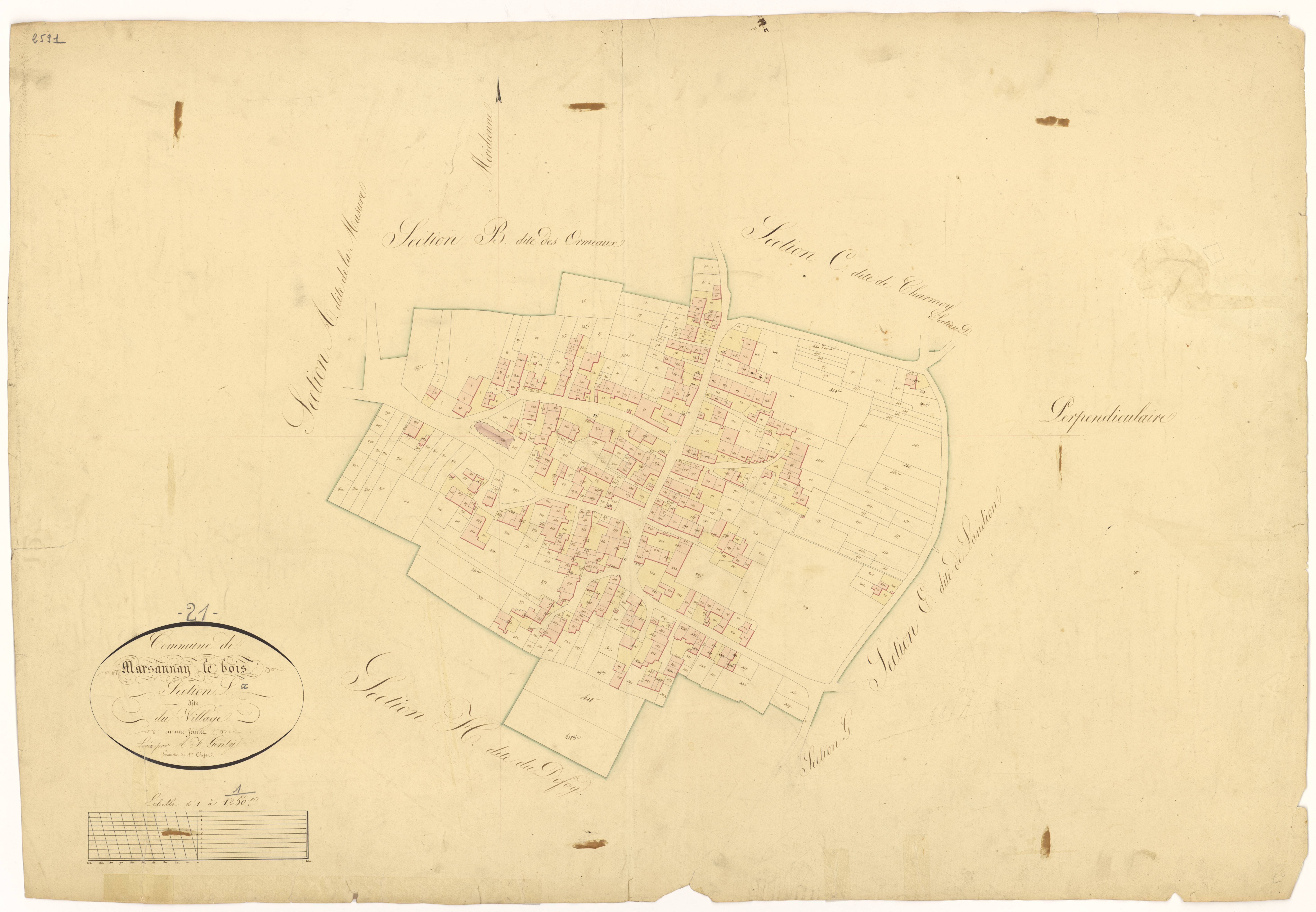 Marsannay-le-Bois - Section L - 3 P PLAN 390/11