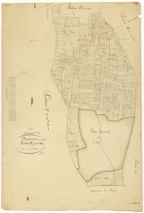 Marsannay-le-Bois - Section H - 3 P PLAN 390/8