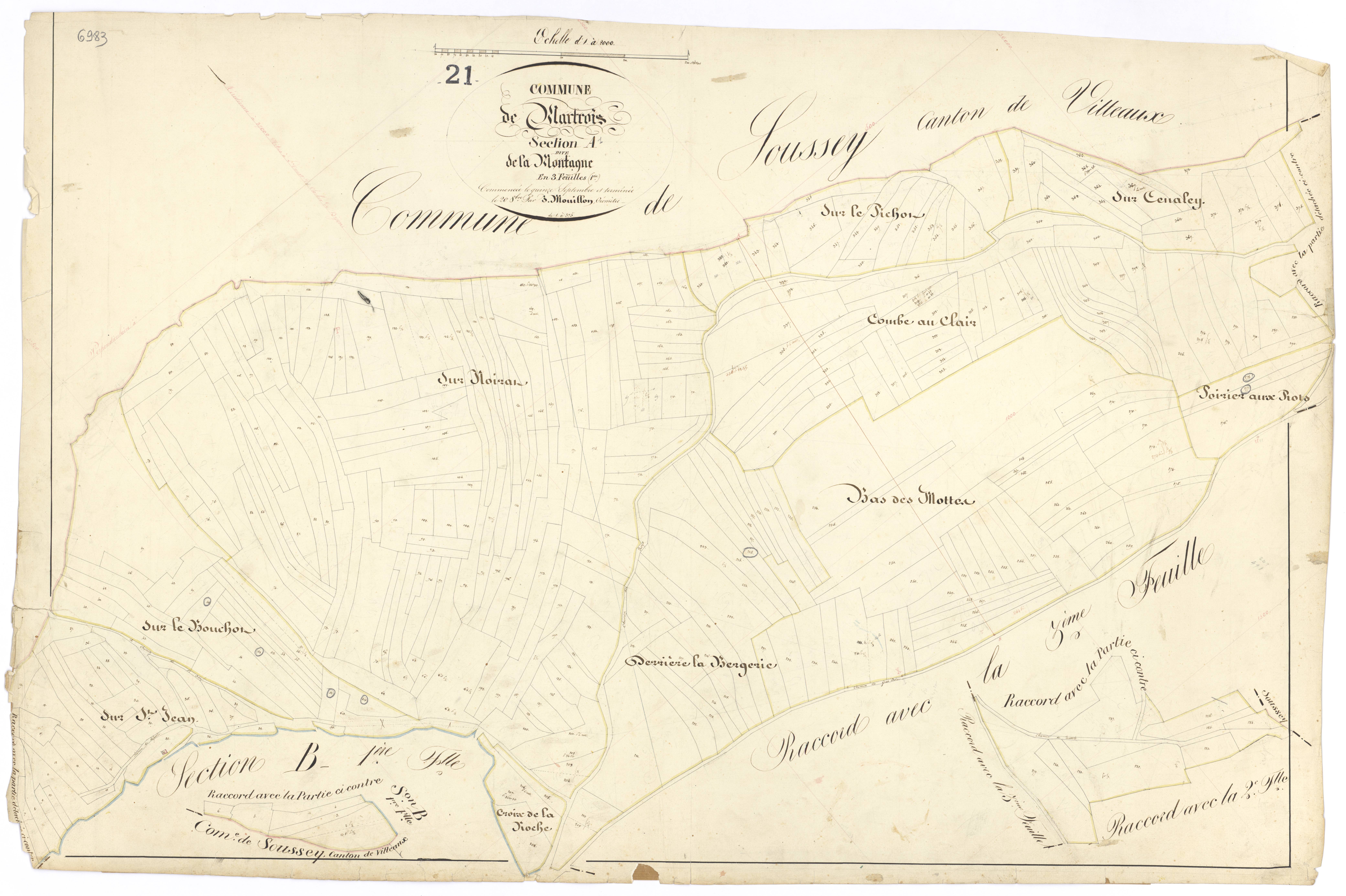 Martrois - Section A1 - 3 P PLAN 391/2