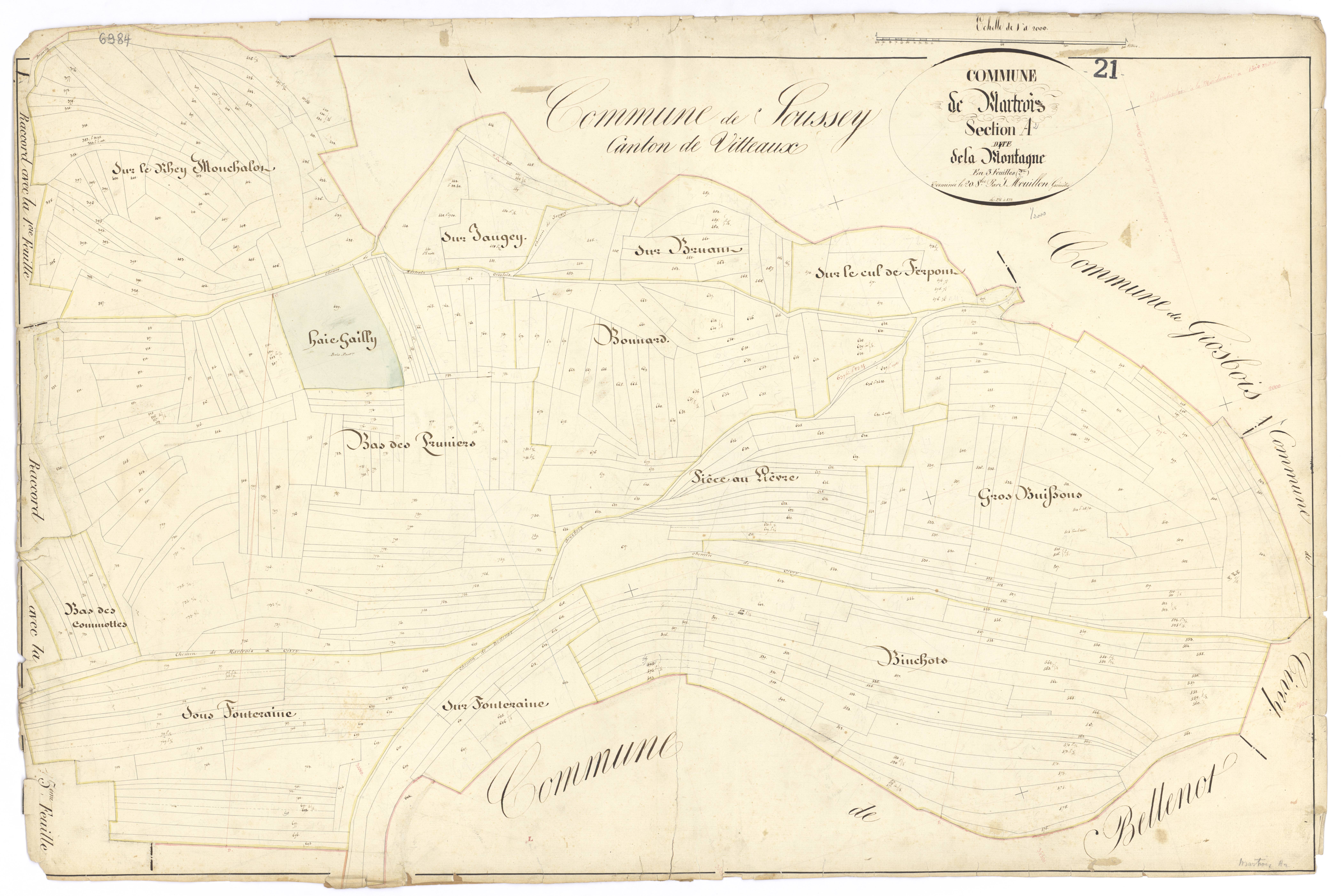 Martrois - Section A2 - 3 P PLAN 391/3