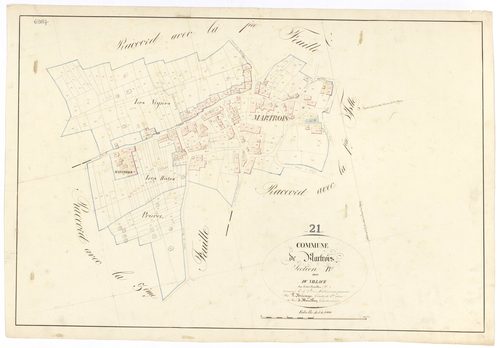 Martrois - Section B2 - 3 P PLAN 391/6