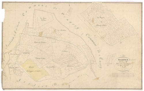 Massingy-lès-Semur - Section B1 - 3 P PLAN 393/4