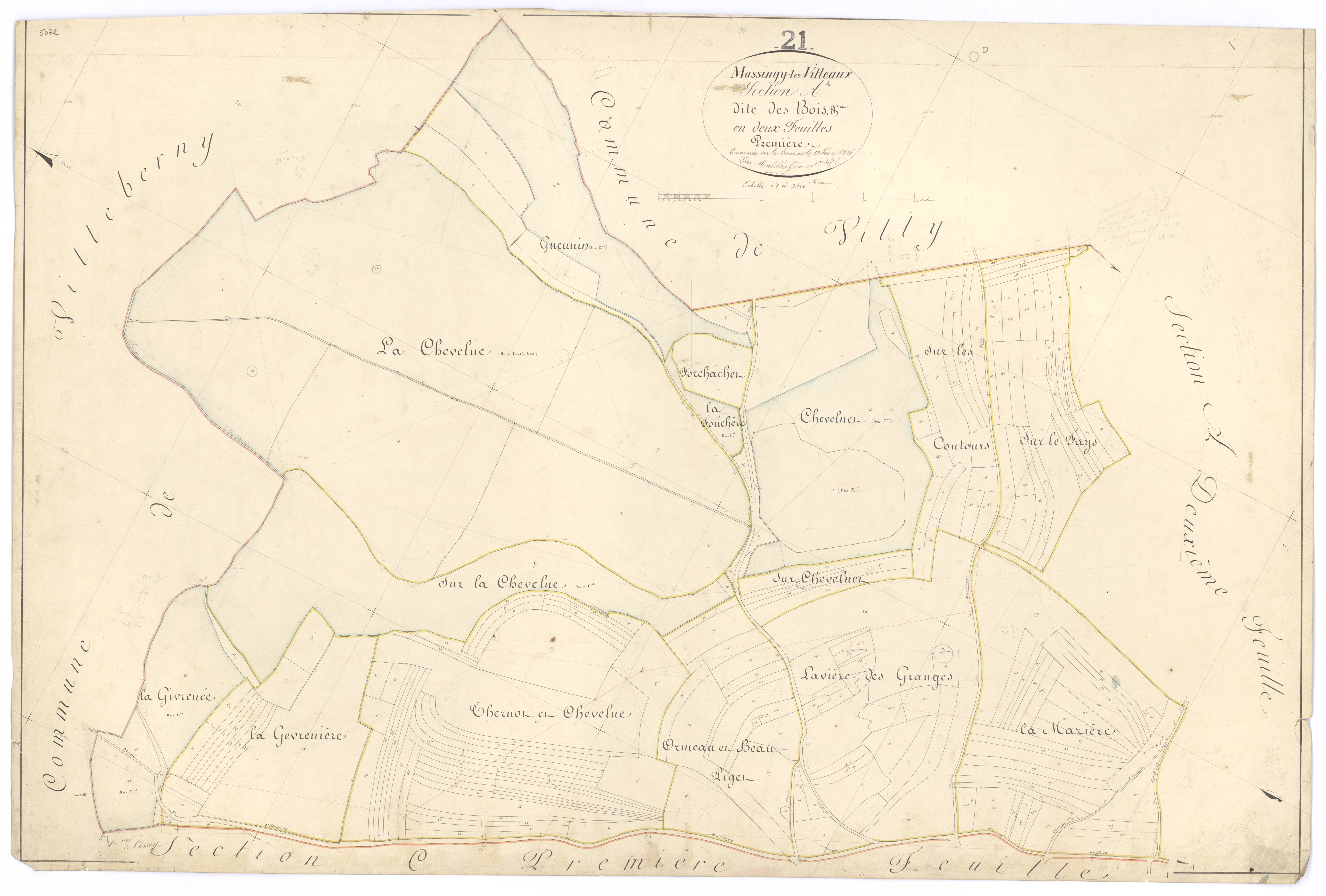 Massingy-lès-Vitteaux - Section A1 - 3 P PLAN 394/2