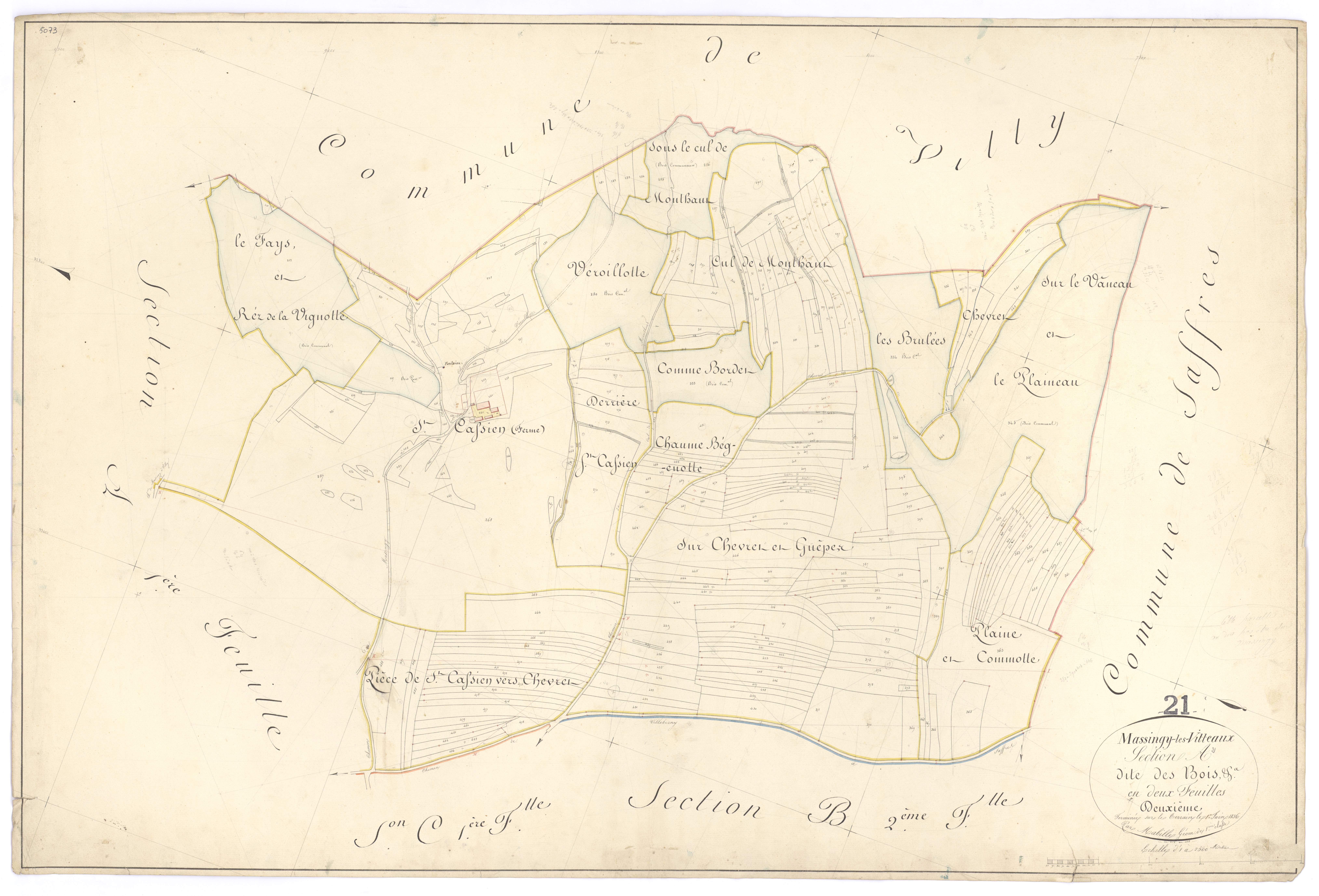 Massingy-lès-Vitteaux - Section A2 - 3 P PLAN 394/3