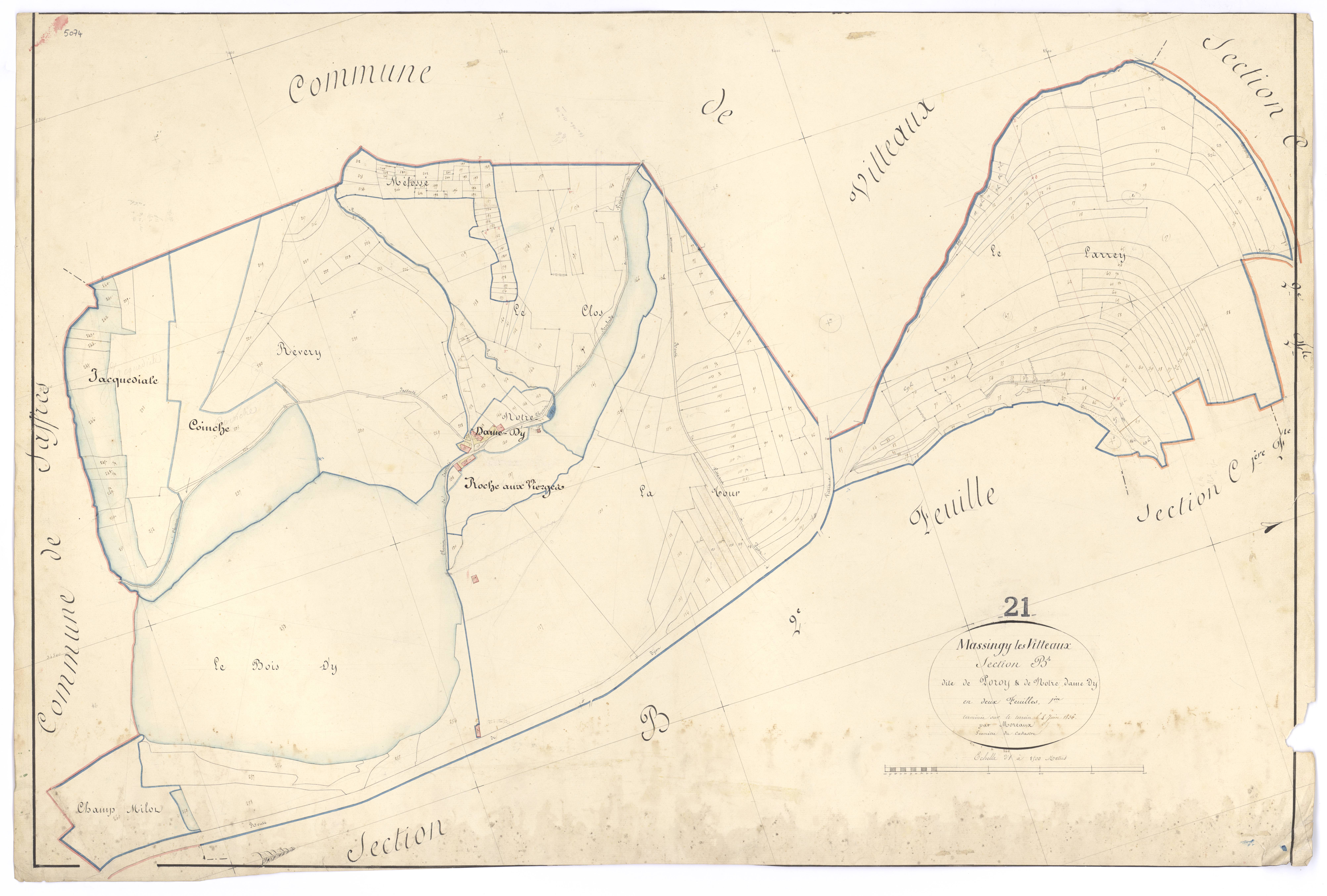 Massingy-lès-Vitteaux - Section B1 - 3 P PLAN 394/4