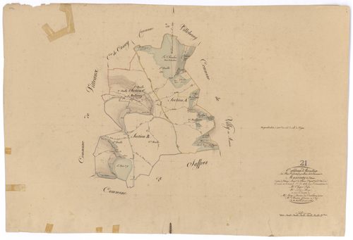 Massingy-lès-Vitteaux - Tableau d'assemblage - 3 P PLAN 394/1
