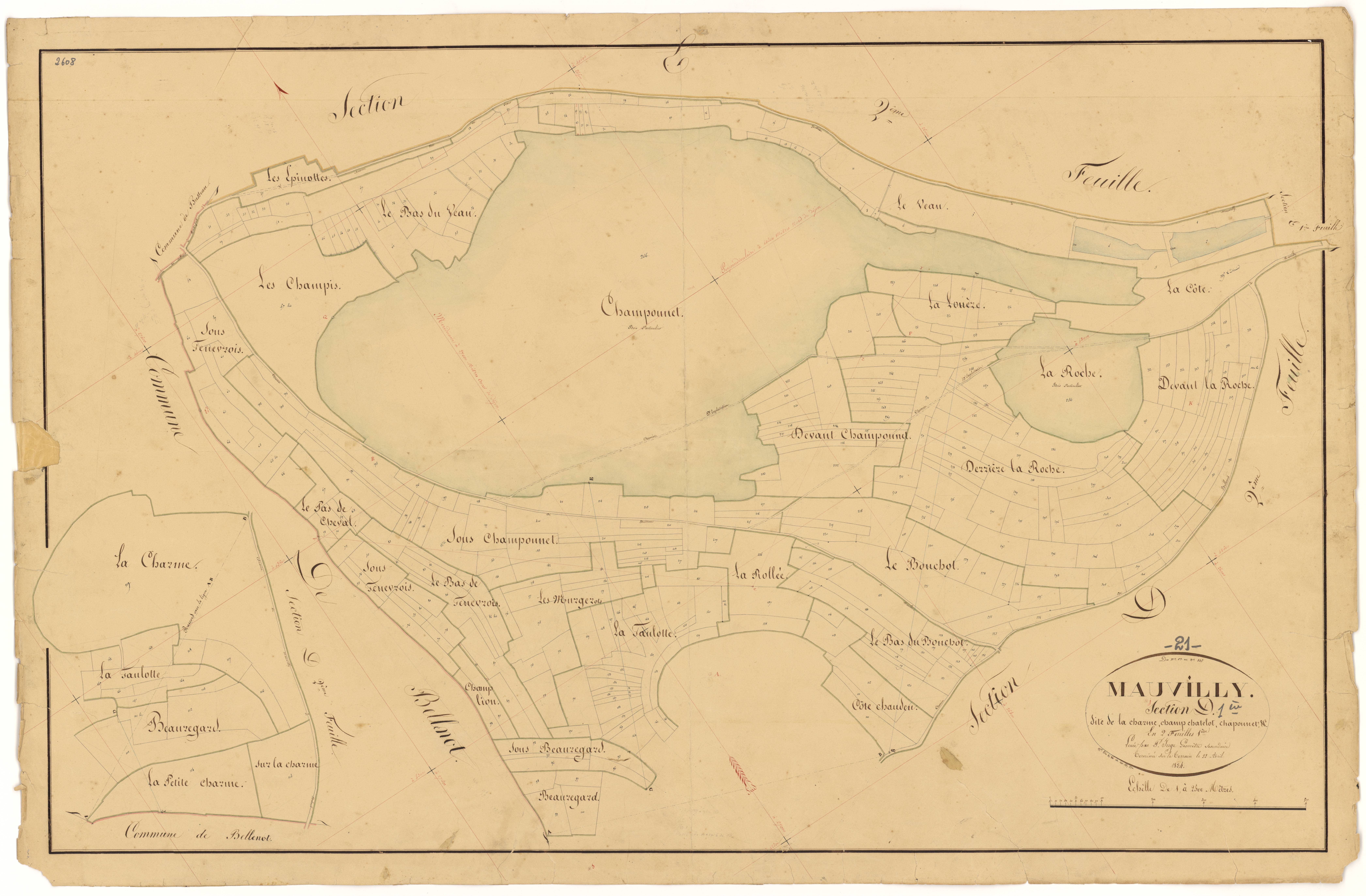 Mauvilly - Section D1 - 3 P PLAN 395/8
