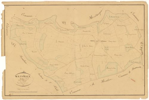 Mauvilly - Section C - 3 P PLAN 395/7