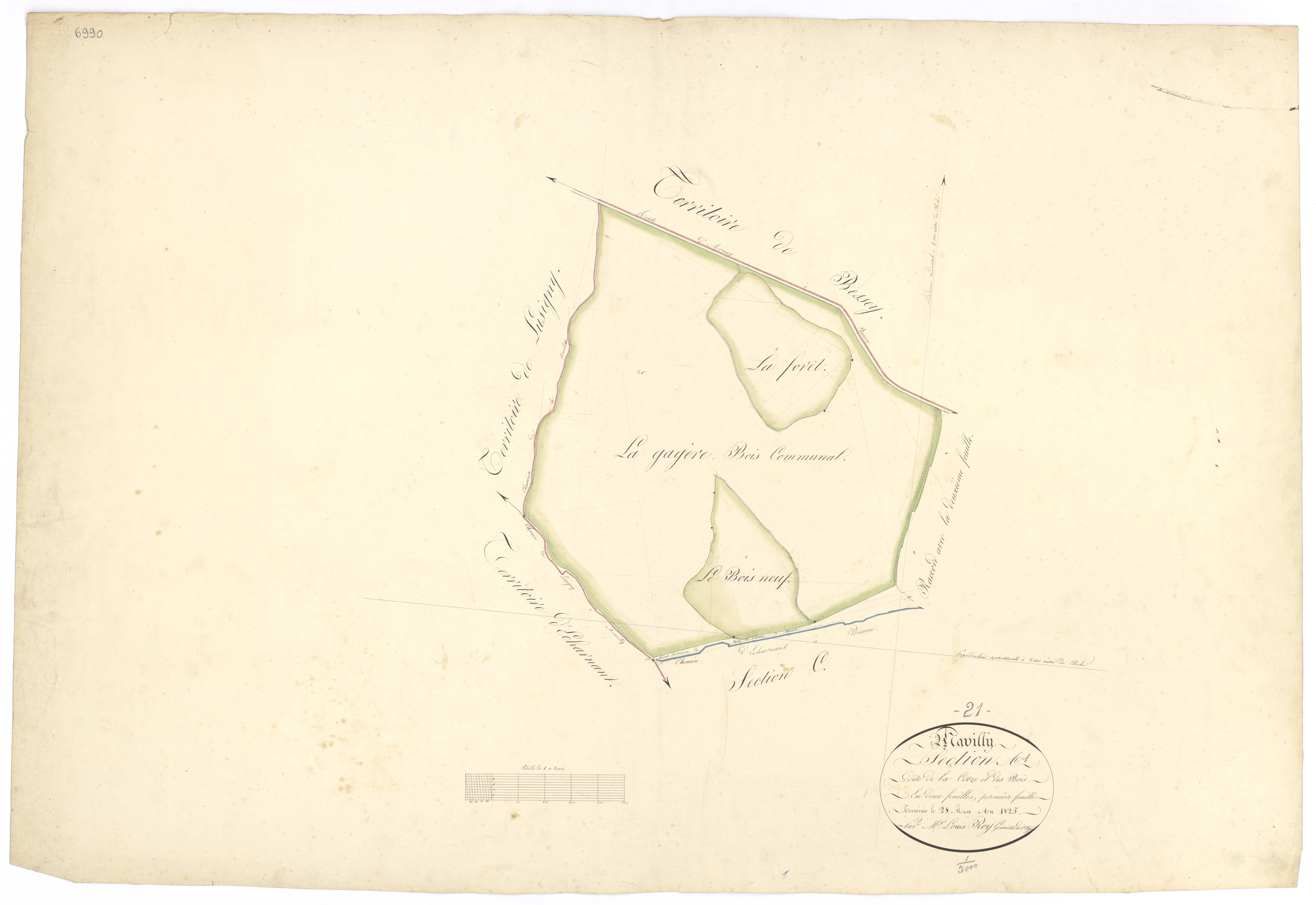 Mavilly-Mandelot - Section A1 - 3 P PLAN 396/2