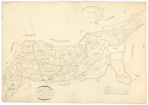 Mavilly-Mandelot - Section C1 - 3 P PLAN 396/7