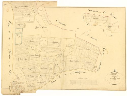 Maxilly-sur-Saône - Section A - 3 P PLAN 397/2