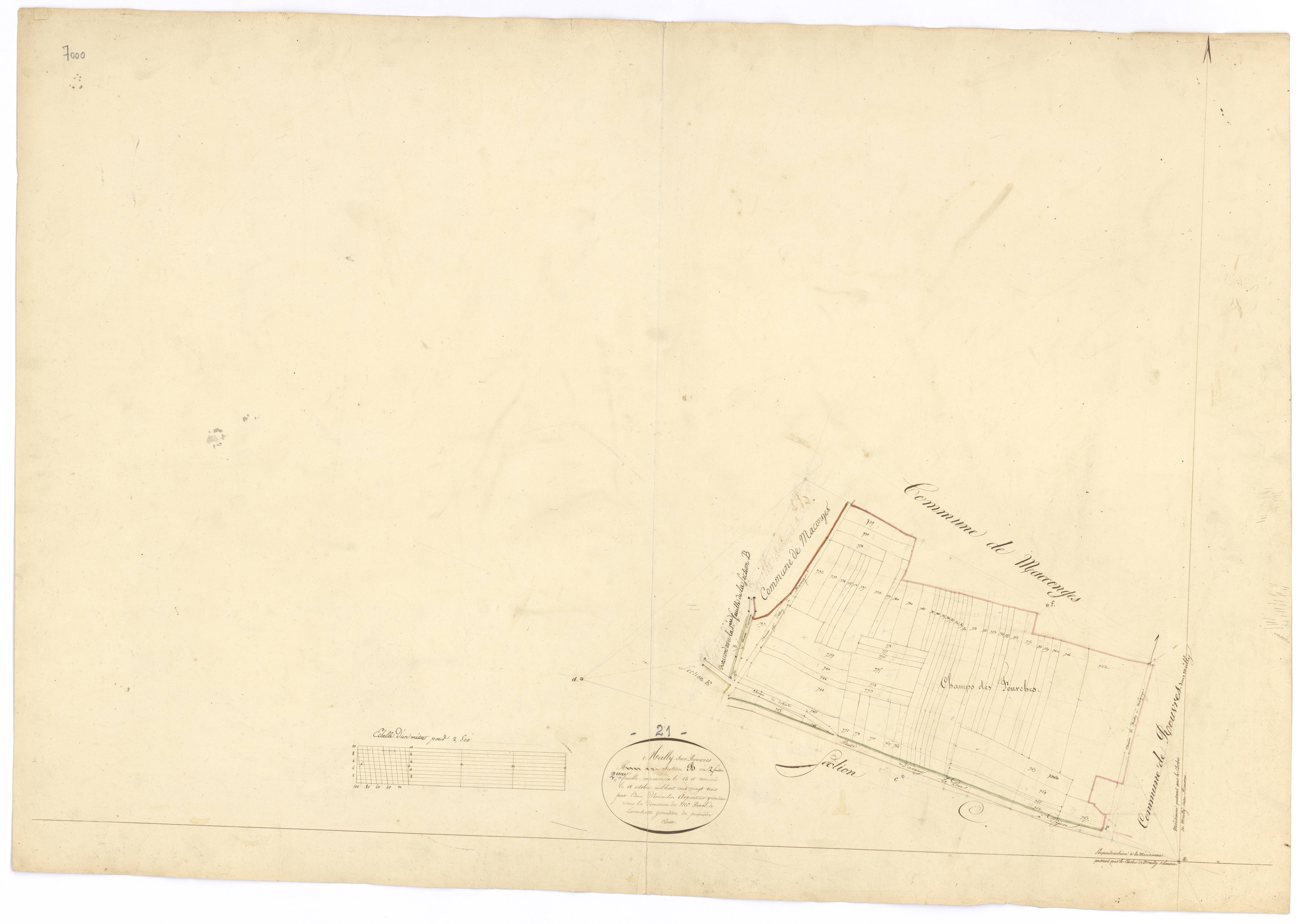 Meilly-sur-Rouvres - Section B2 - 3 P PLAN 398/4