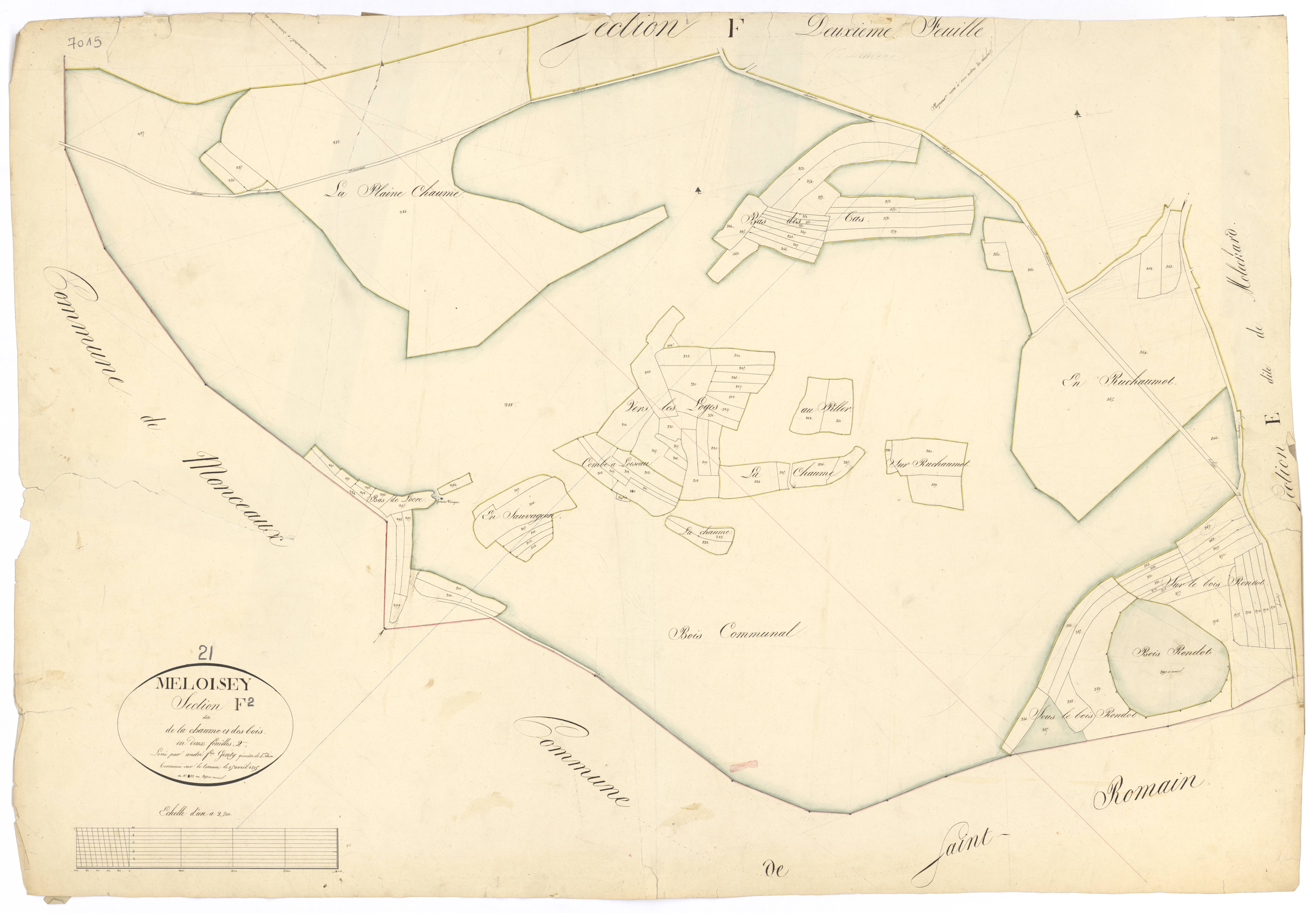 Meloisey - Section F2 - 3 P PLAN 400/8