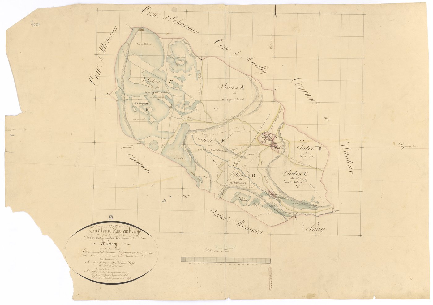 Meloisey - Tableau d'assemblage - 3 P PLAN 400/1