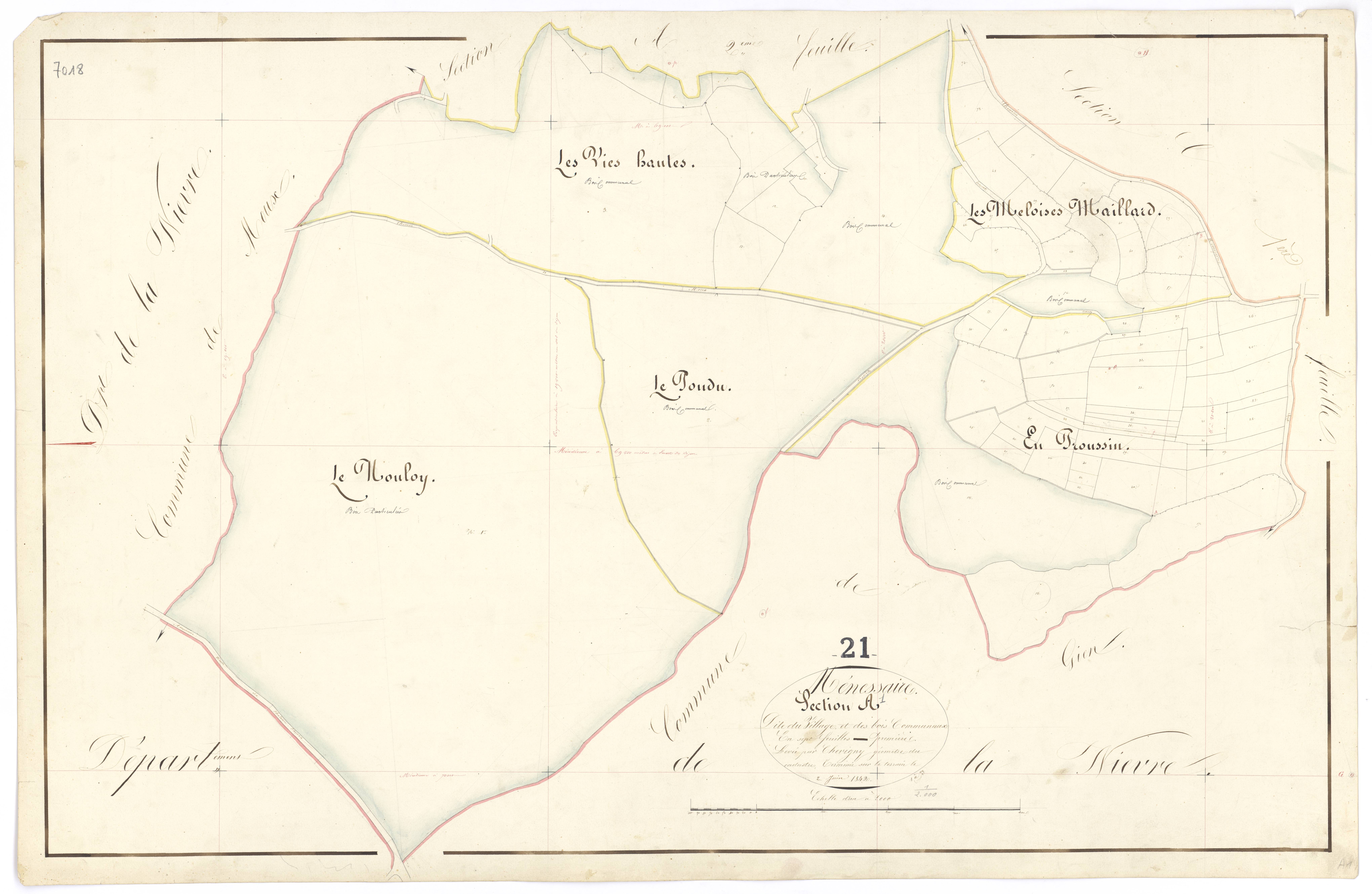 Ménessaire - Section A1 - 3 P PLAN 403/2