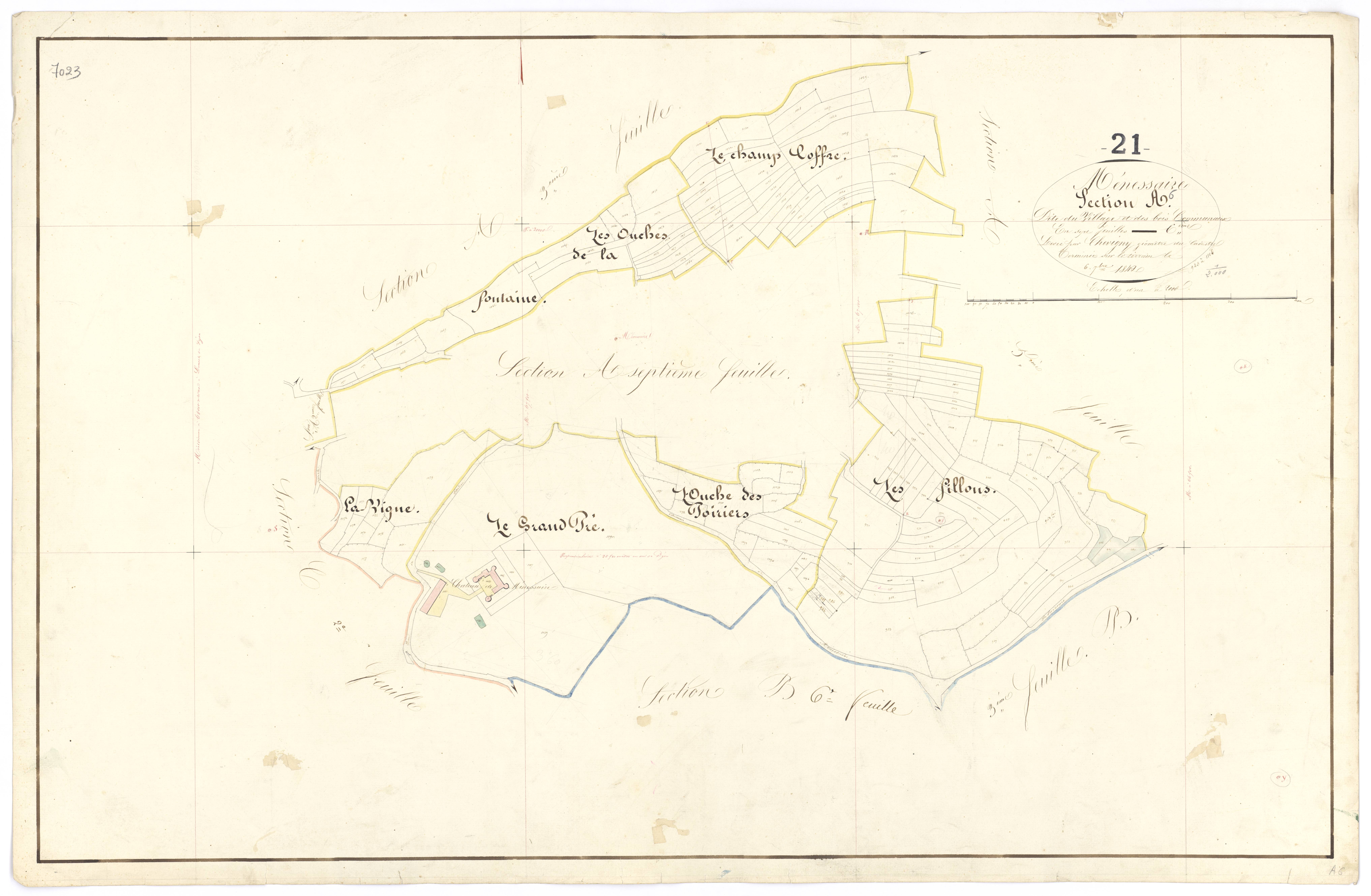 Ménessaire - Section A6 - 3 P PLAN 403/7