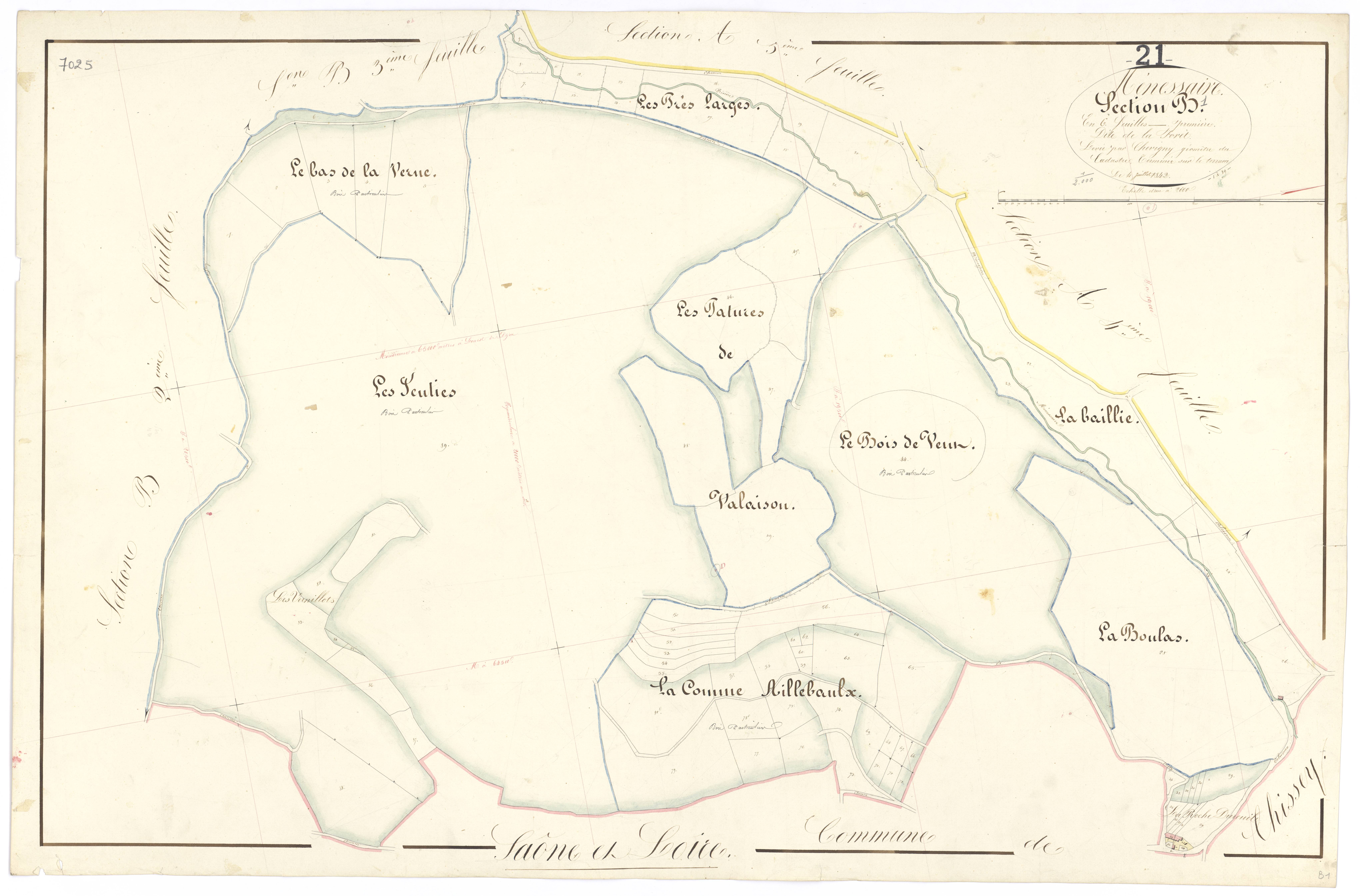 Ménessaire - Section B1 - 3 P PLAN 403/9