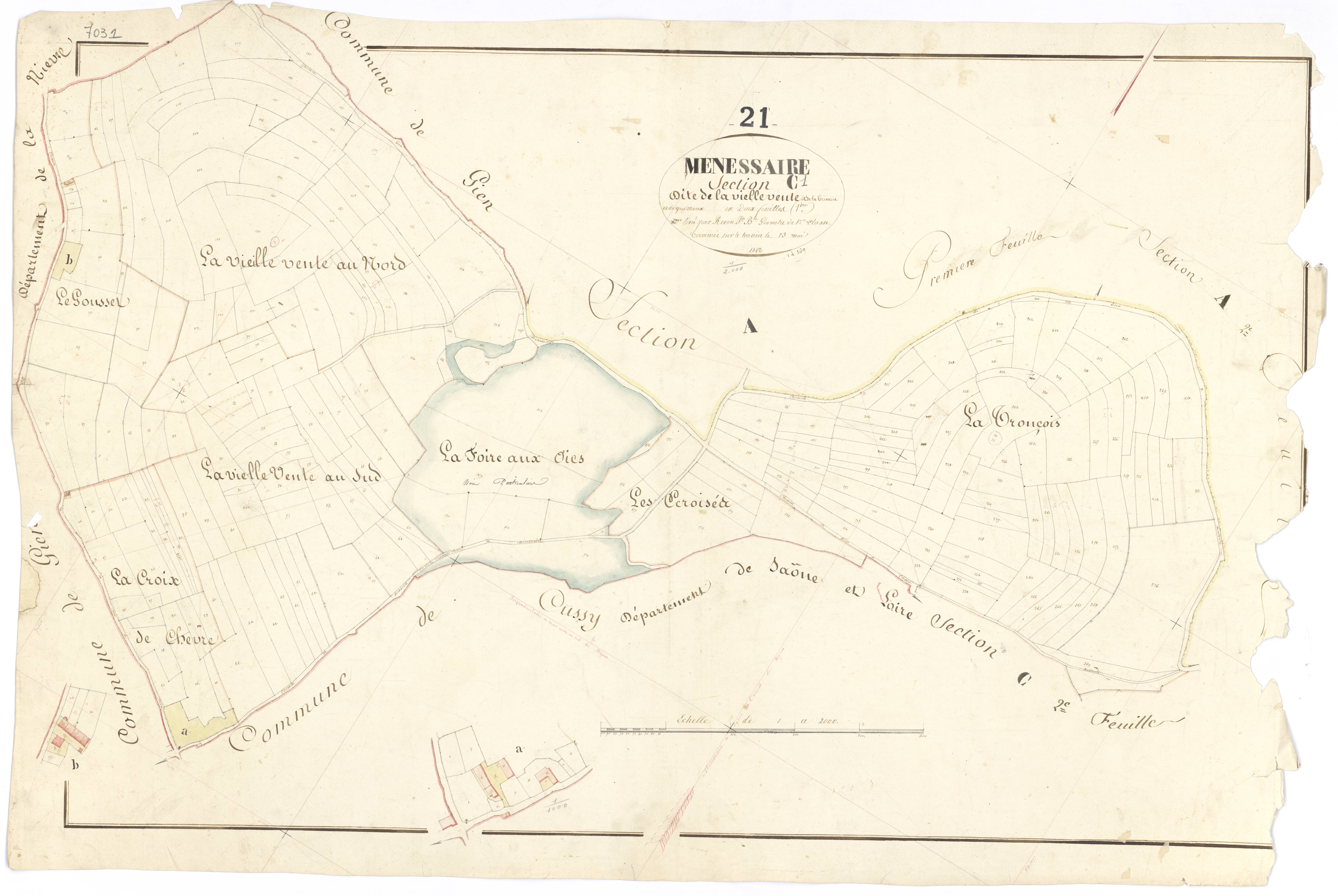 Ménessaire - Section C1 - 3 P PLAN 403/15