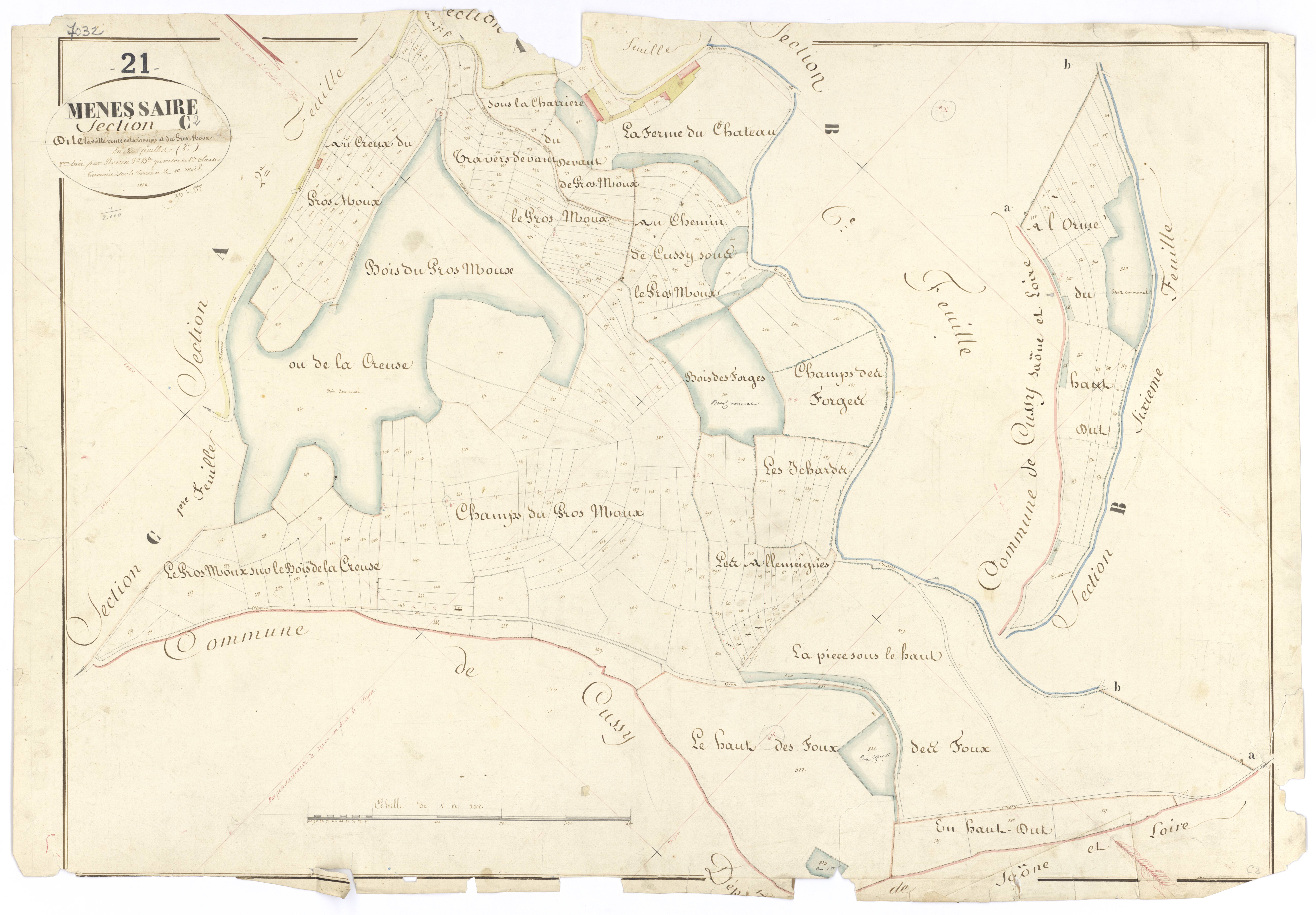 Ménessaire - Section C2 - 3 P PLAN 403/16