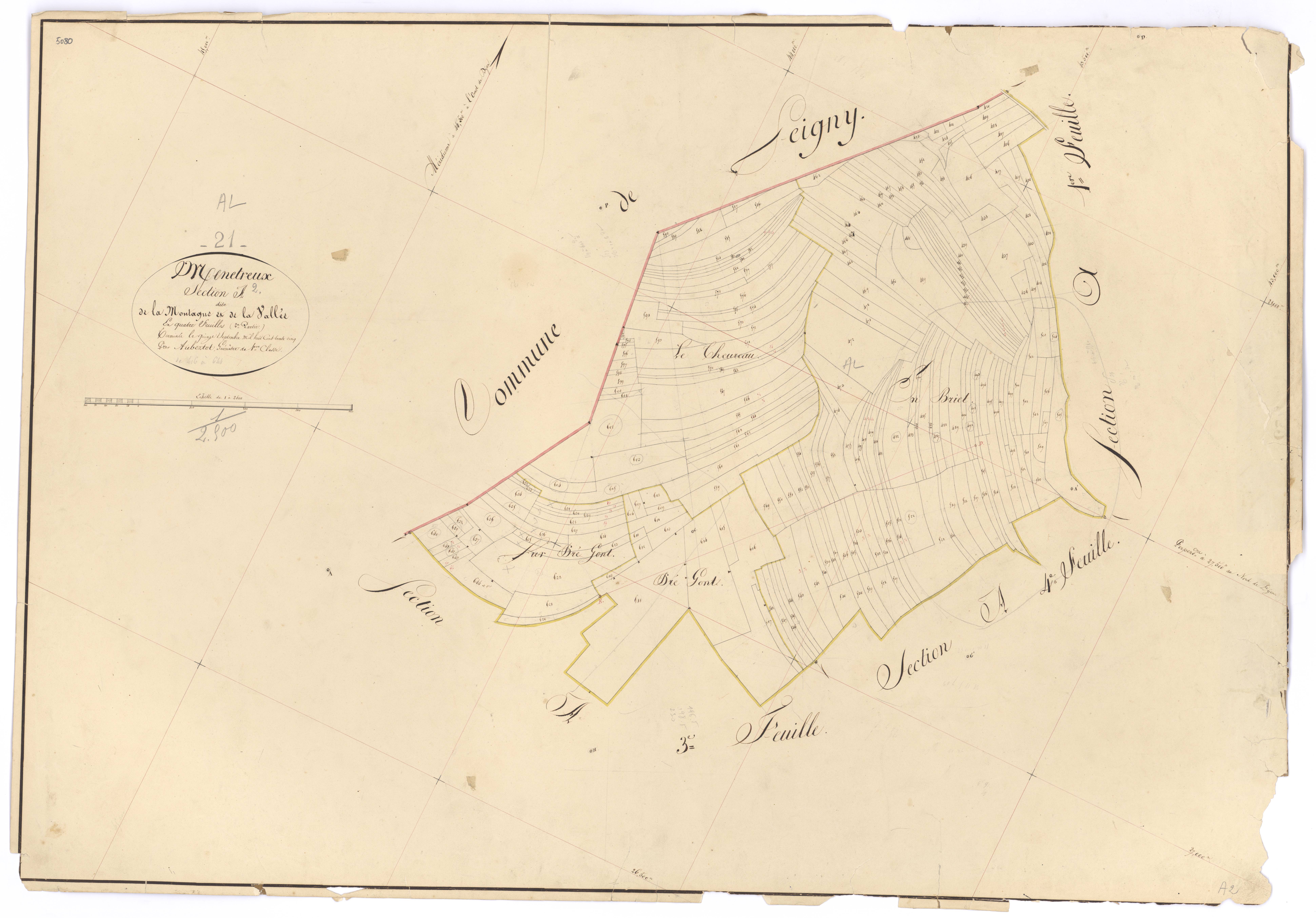 Ménétreux-le-Pitois - Section A2 - 3 P PLAN 404/3