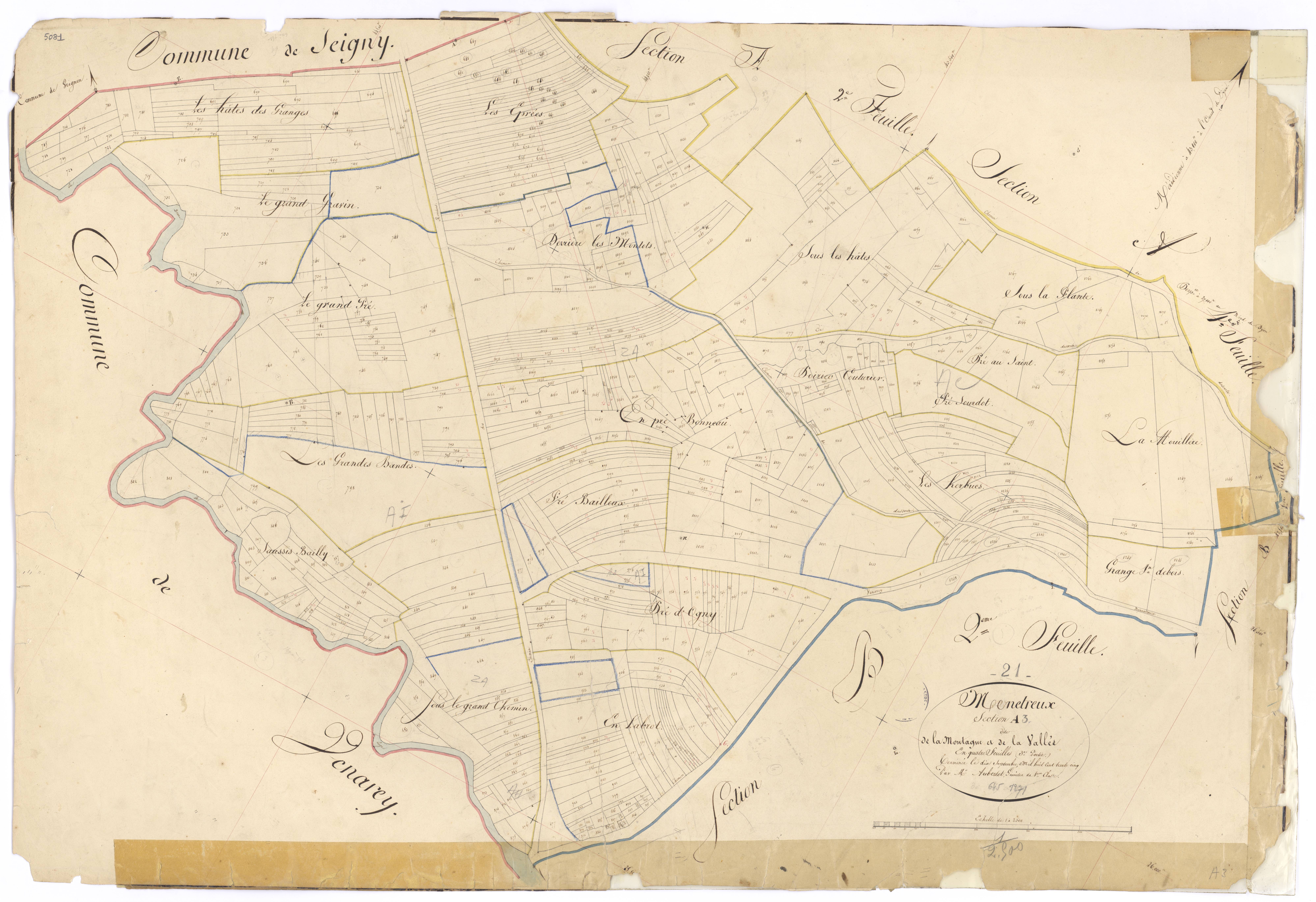 Ménétreux-le-Pitois - Section A3 - 3 P PLAN 404/4