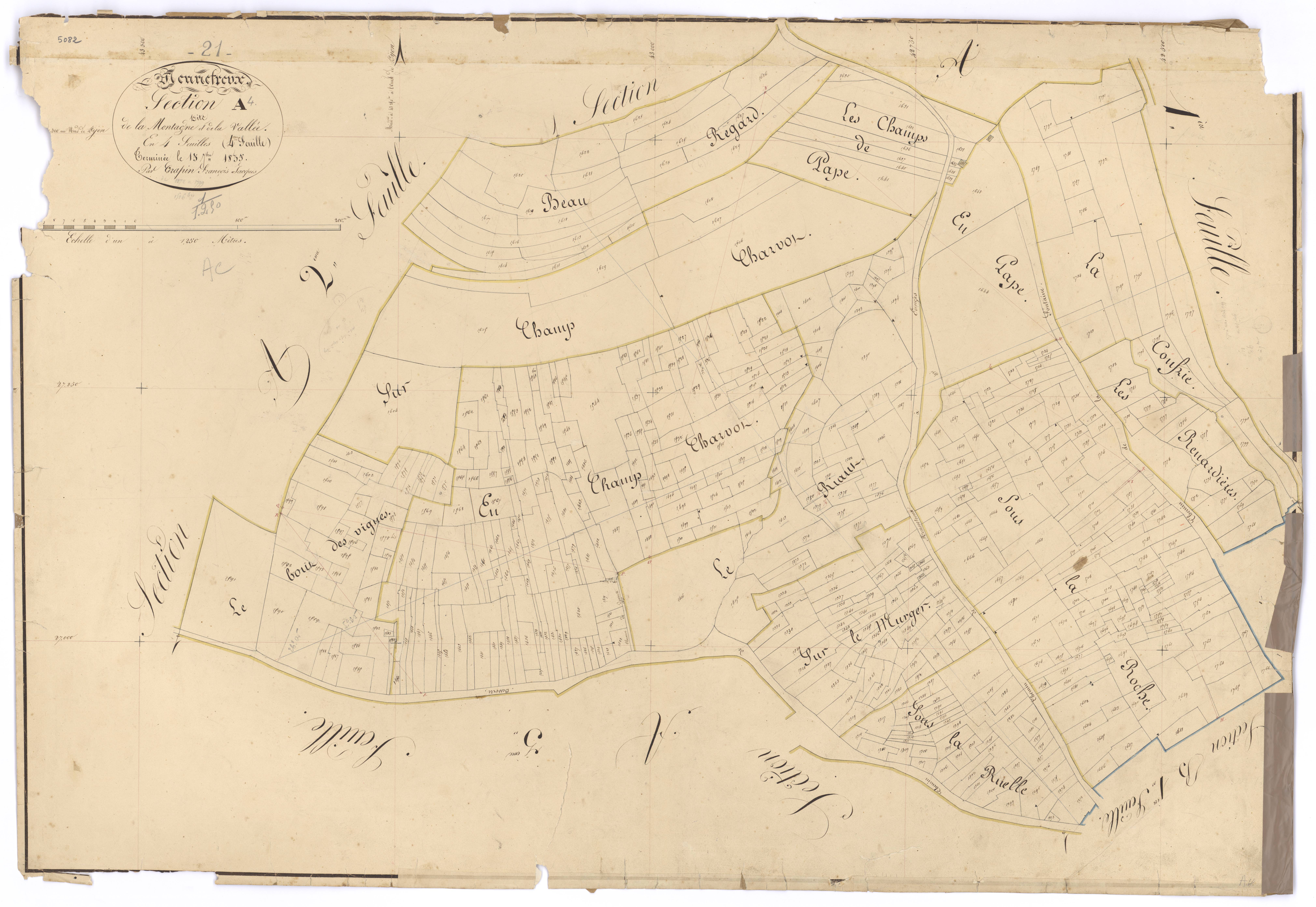 Ménétreux-le-Pitois - Section A4 - 3 P PLAN 404/5