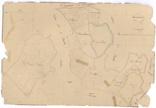 Ménétreux-le-Pitois - Section B2 - 3 P PLAN 404/7