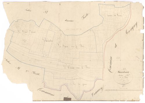 Ménétreux-le-Pitois - Section B3 - 3 P PLAN 404/8