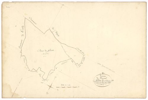 Merceuil - Section A1 - 3 P PLAN 405/2