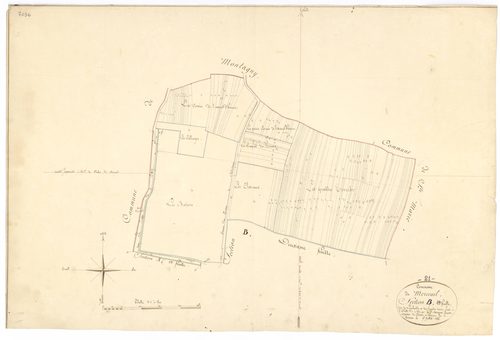 Merceuil - Section B1 - 3 P PLAN 405/4