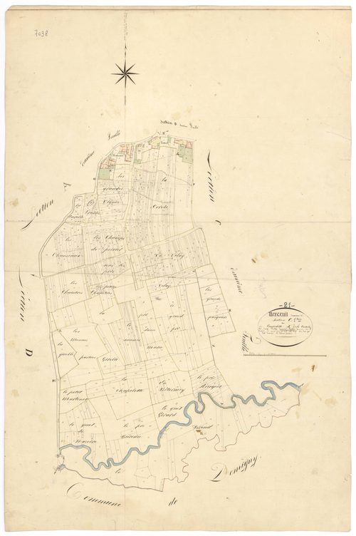 Merceuil - Section C1 - 3 P PLAN 405/6