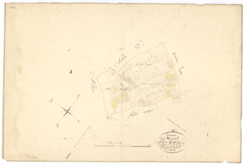 Merceuil - Section E1 - 3 P PLAN 405/9