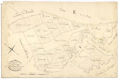 Merceuil - Section F1 - 3 P PLAN 405/11