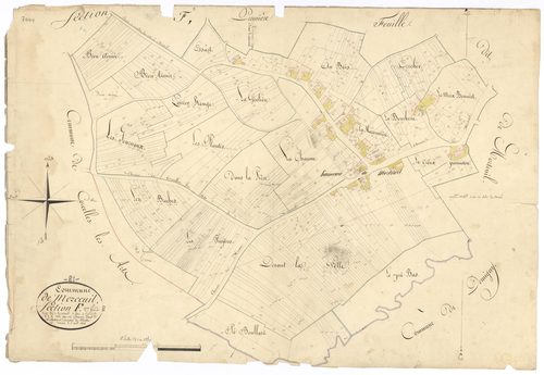 Merceuil - Section F2 - 3 P PLAN 405/12