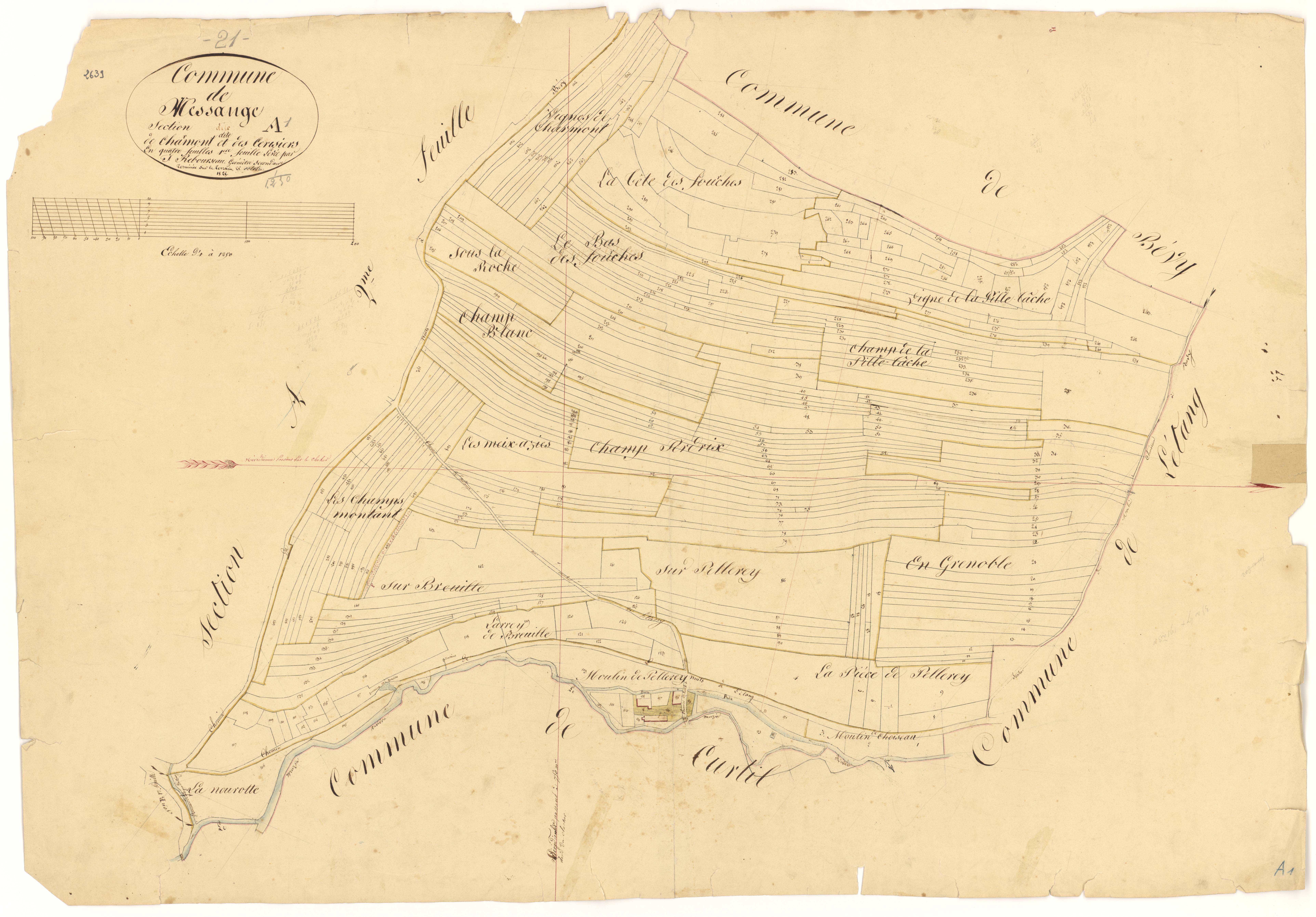 Messanges - Section A1 - 3 P PLAN 406/2