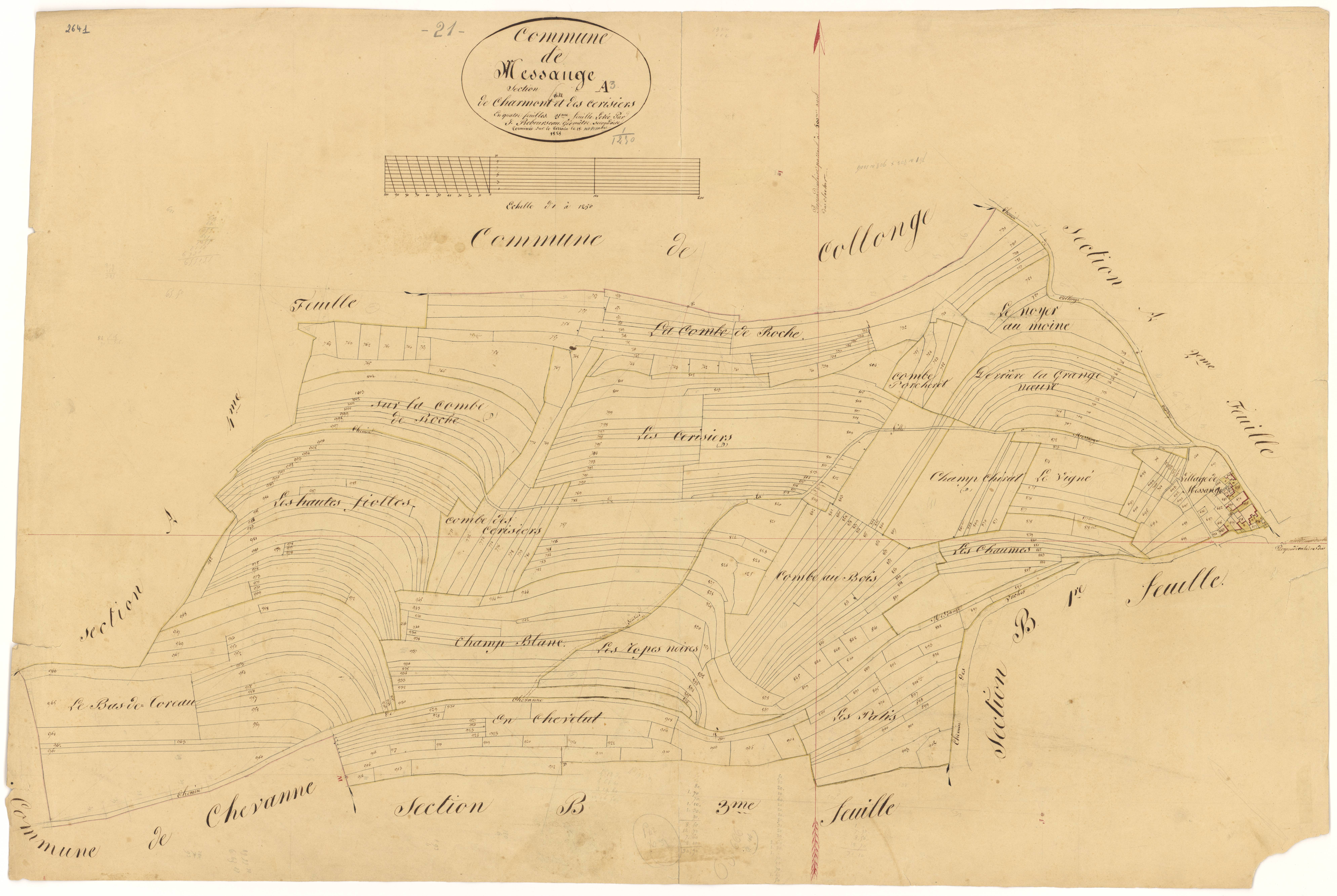 Messanges - Section A3 - 3 P PLAN 406/4