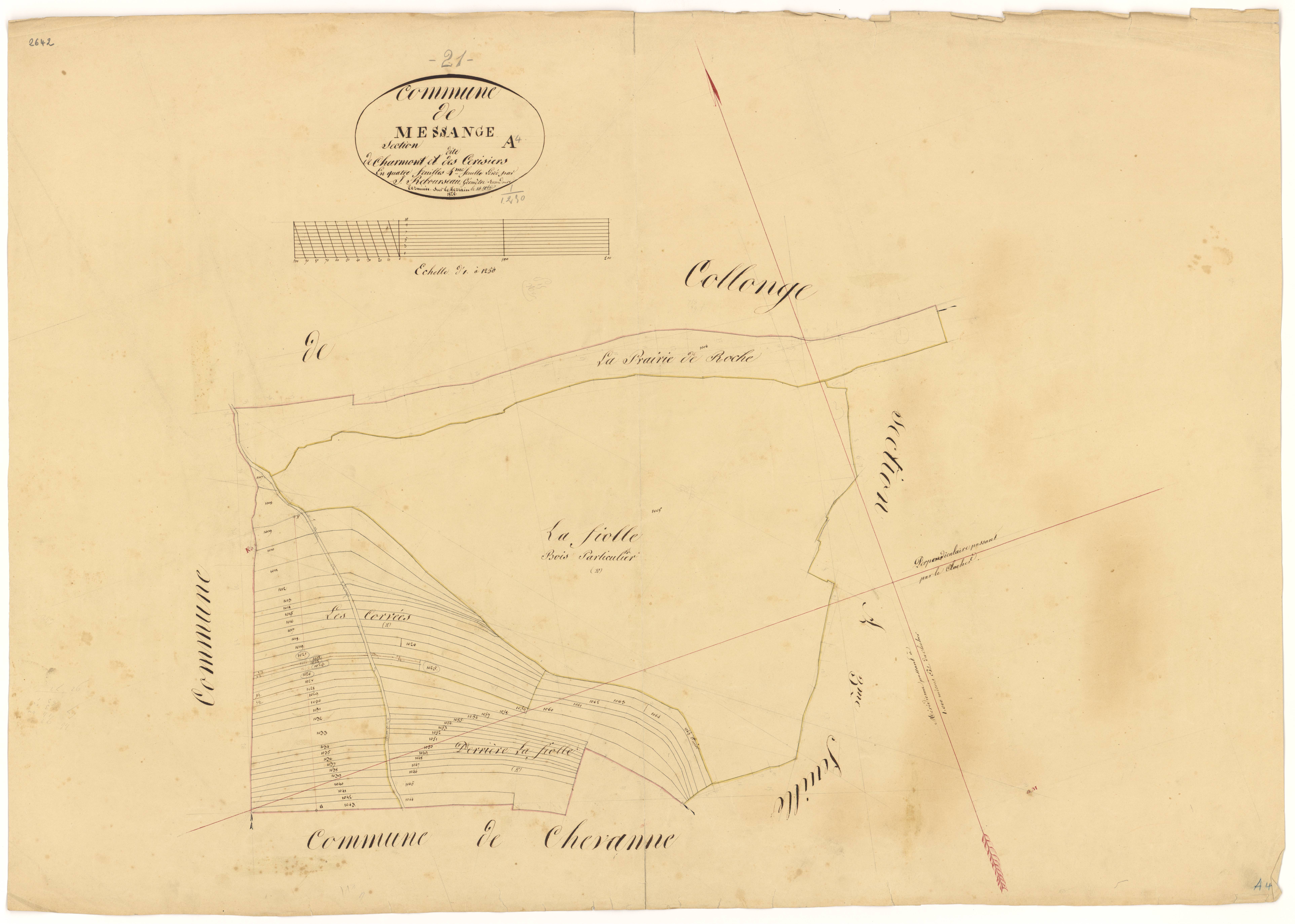 Messanges - Section A4 - 3 P PLAN 406/5