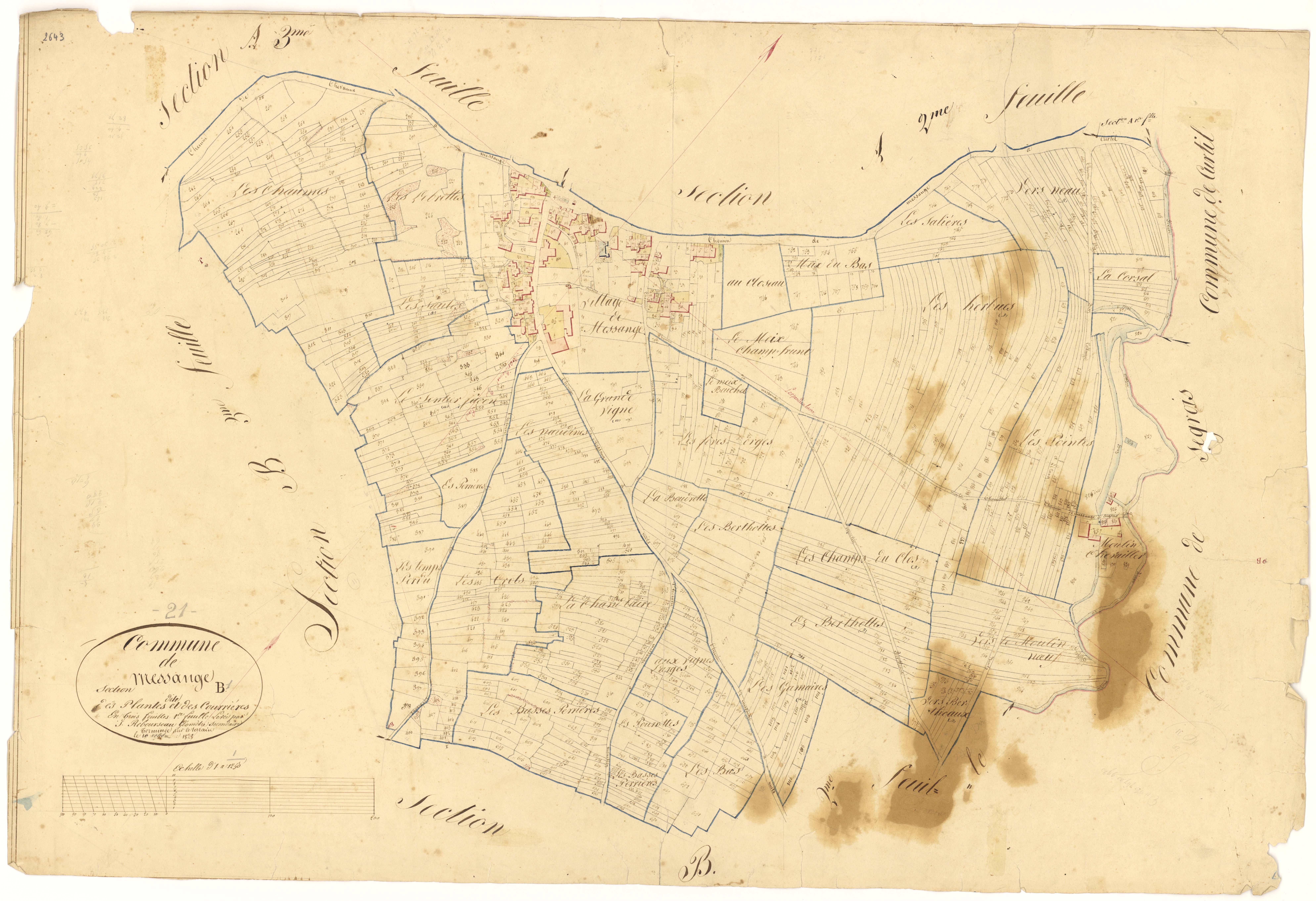 Messanges - Section B1 - 3 P PLAN 406/6