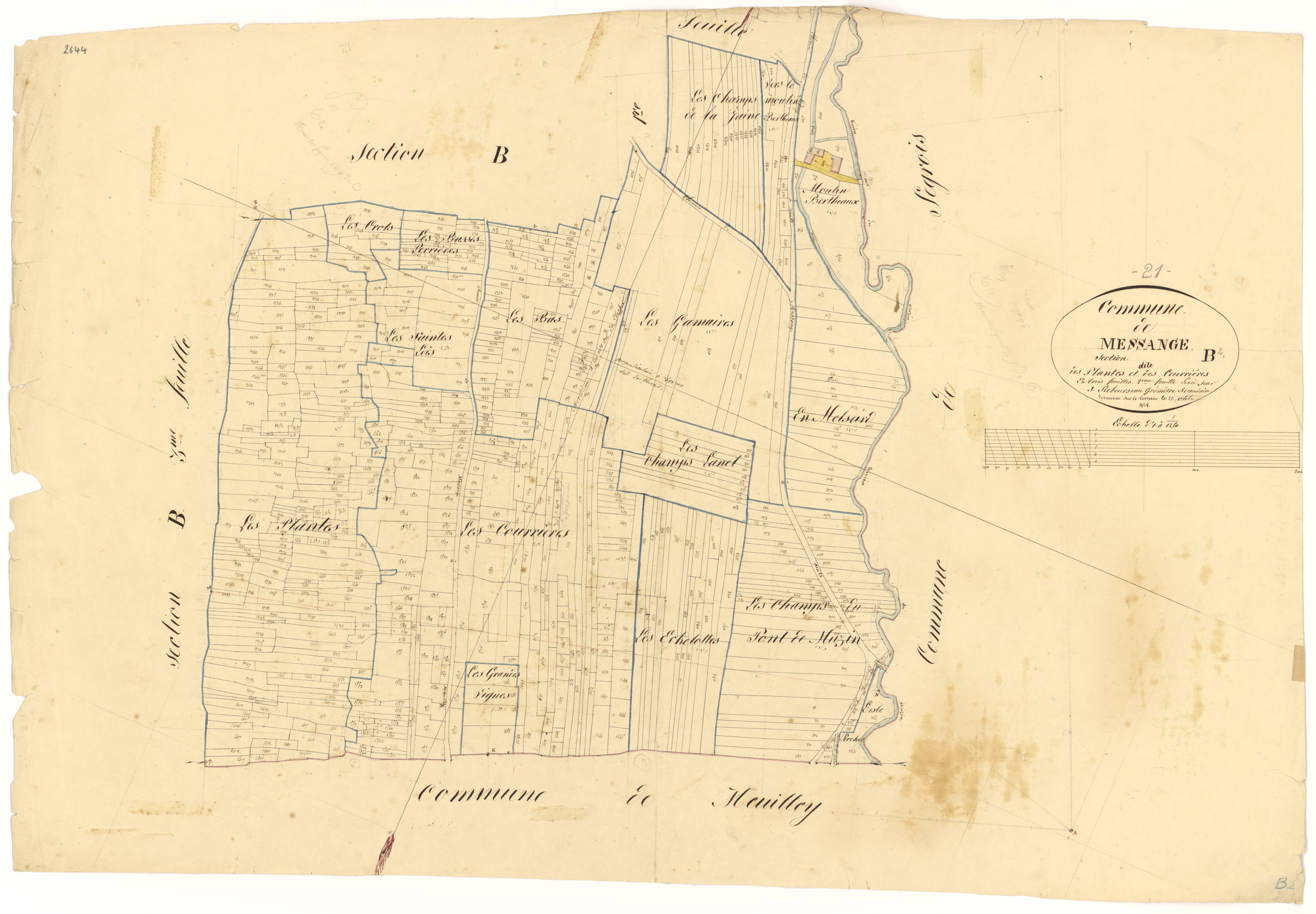 Messanges - Section B2 - 3 P PLAN 406/7