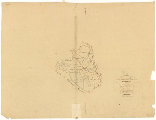 Messanges - Tableau d'assemblage - 3 P PLAN 406/1