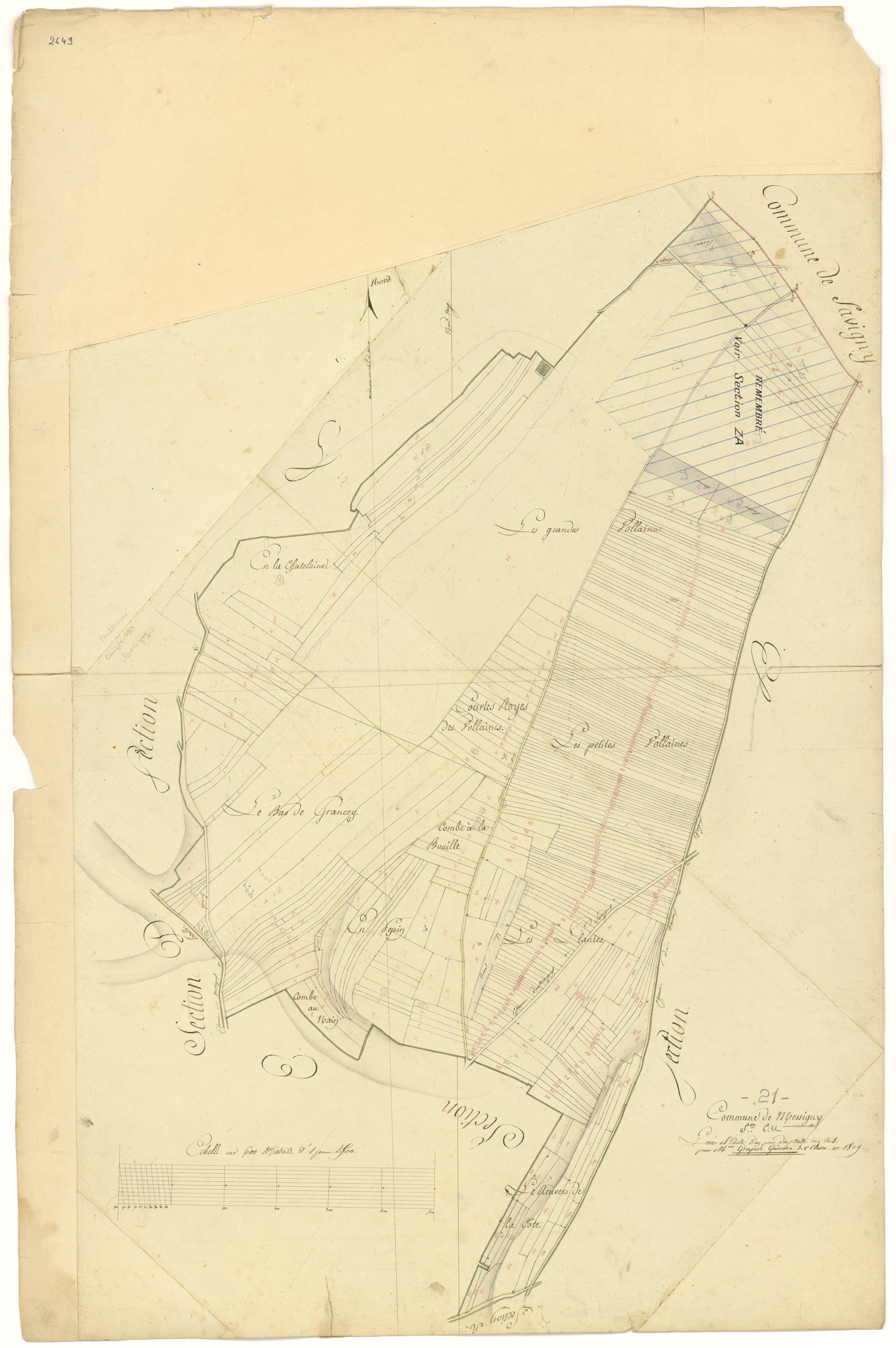 Messigny-et-Vantoux - Section C - 3 P PLAN 407/4