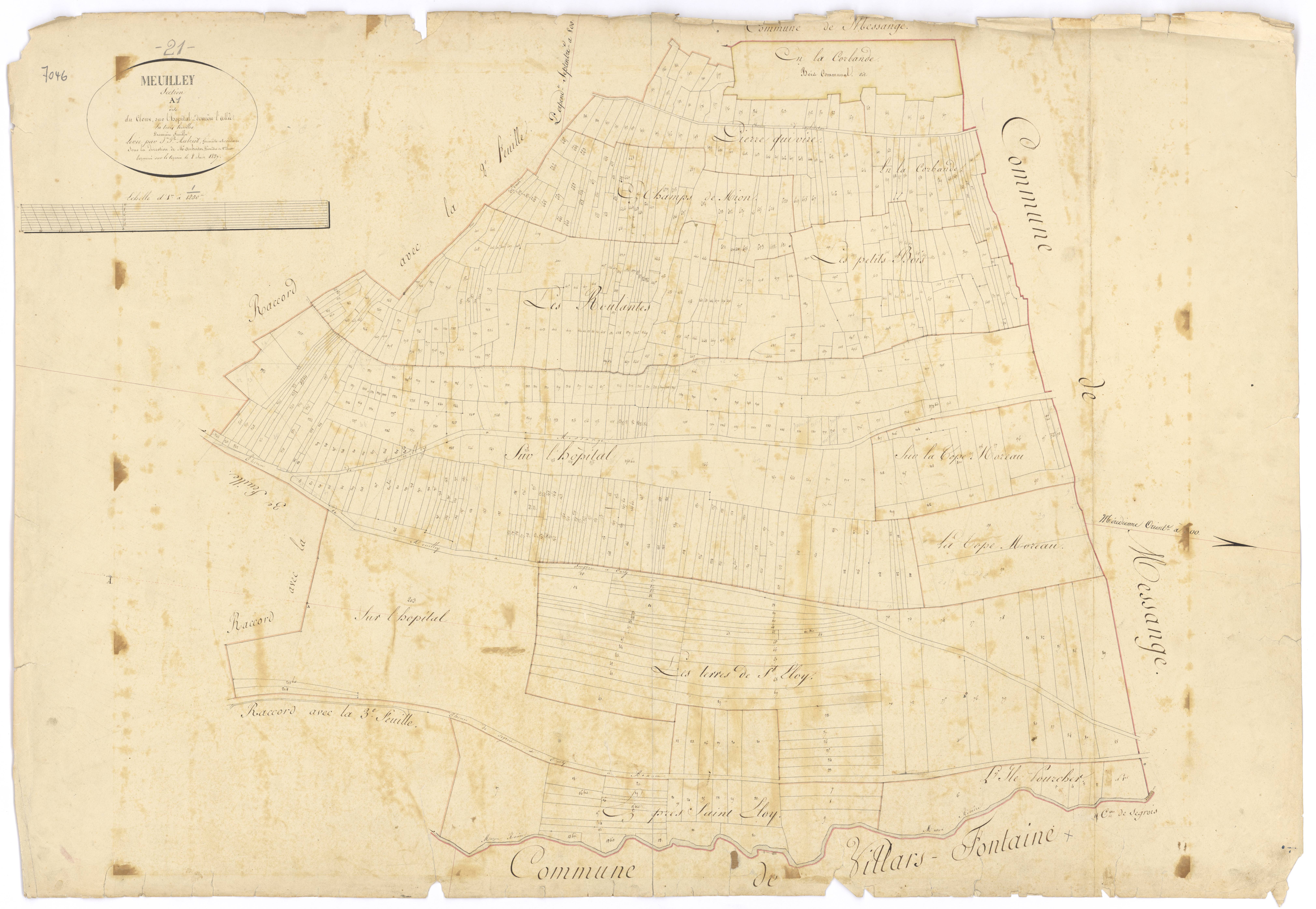 Meuilley - Section A1 - 3 P PLAN 408/2