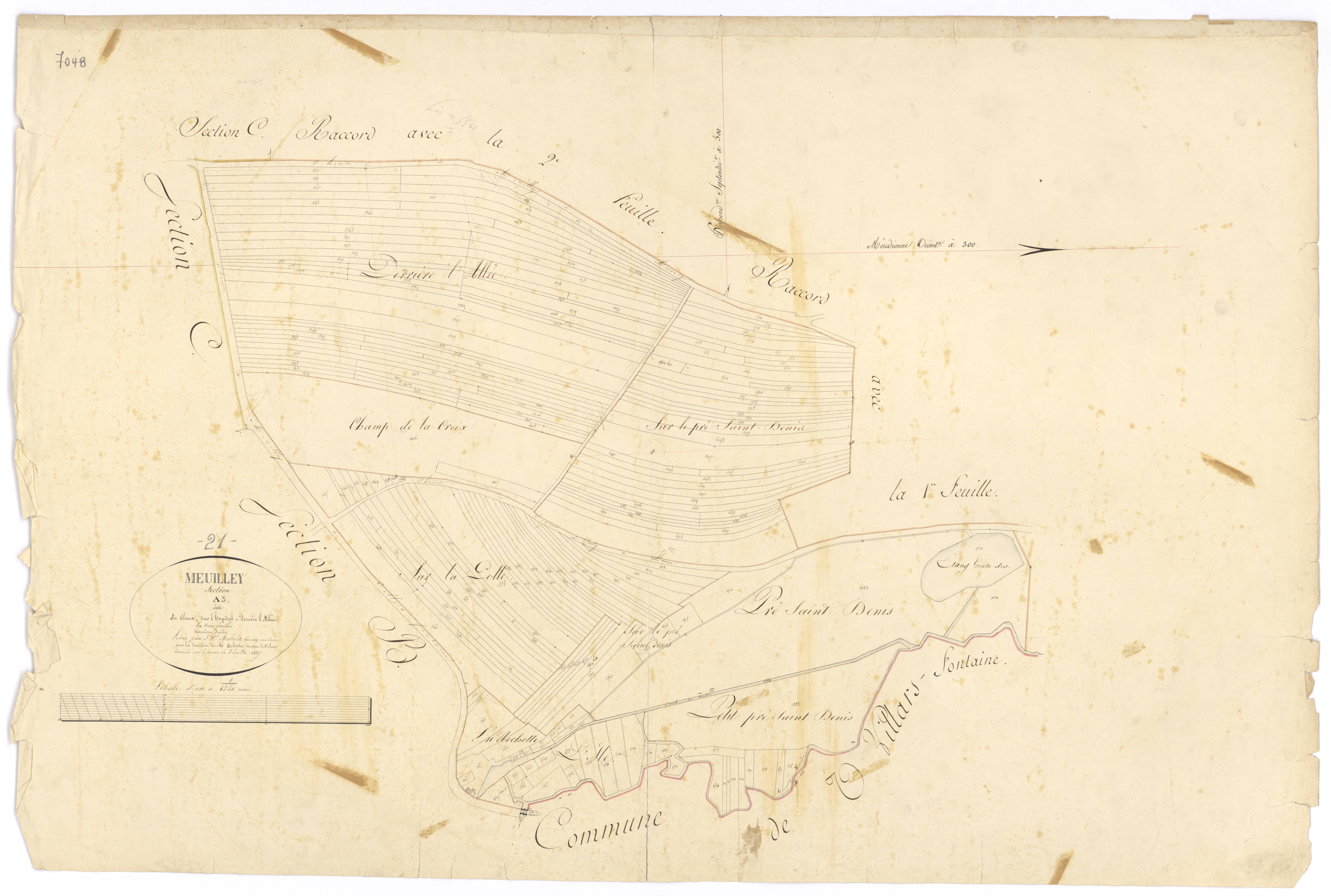 Meuilley - Section A3 - 3 P PLAN 408/4