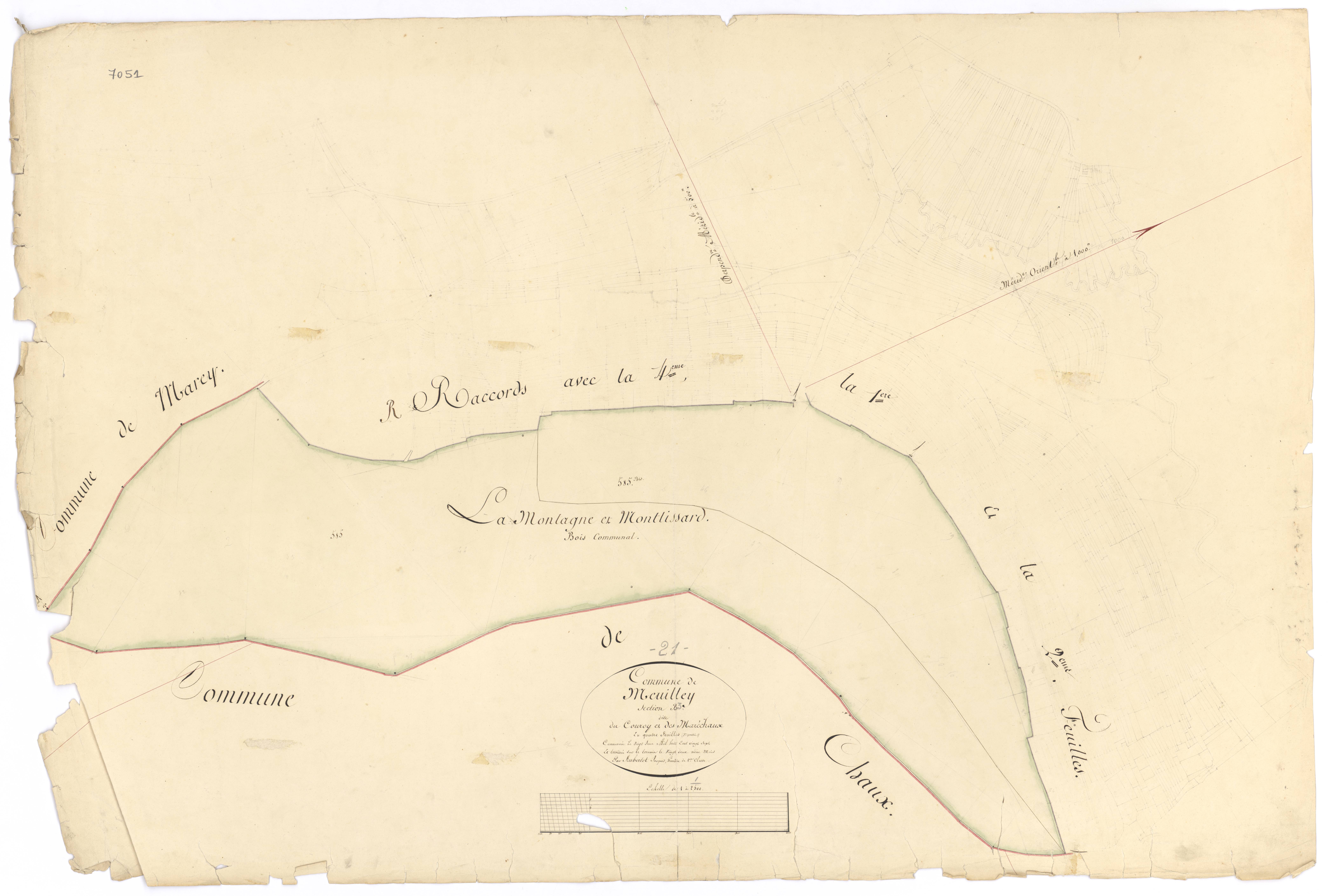 Meuilley - Section B3 - 3 P PLAN 408/7
