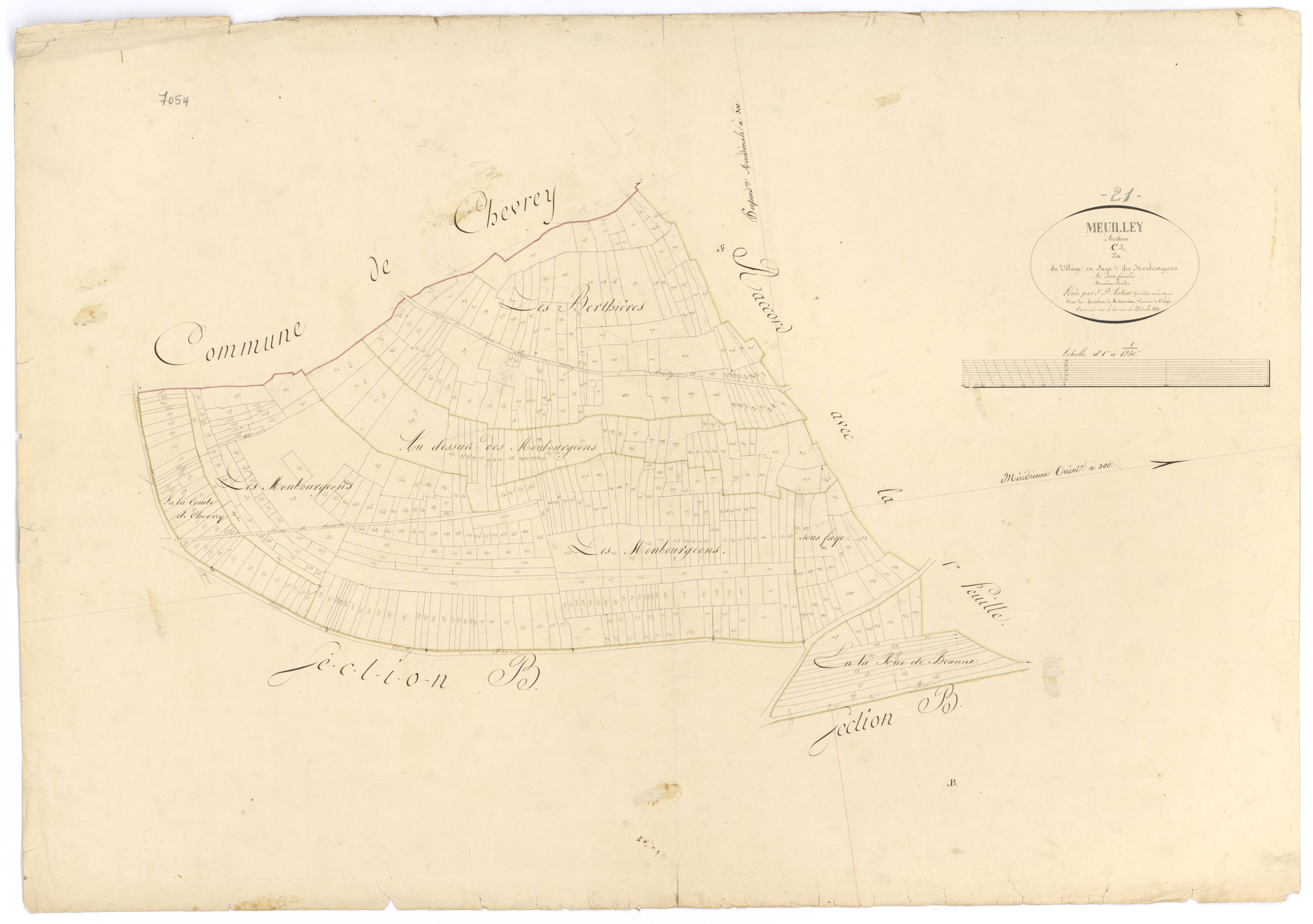 Meuilley - Section C2 - 3 P PLAN 408/10