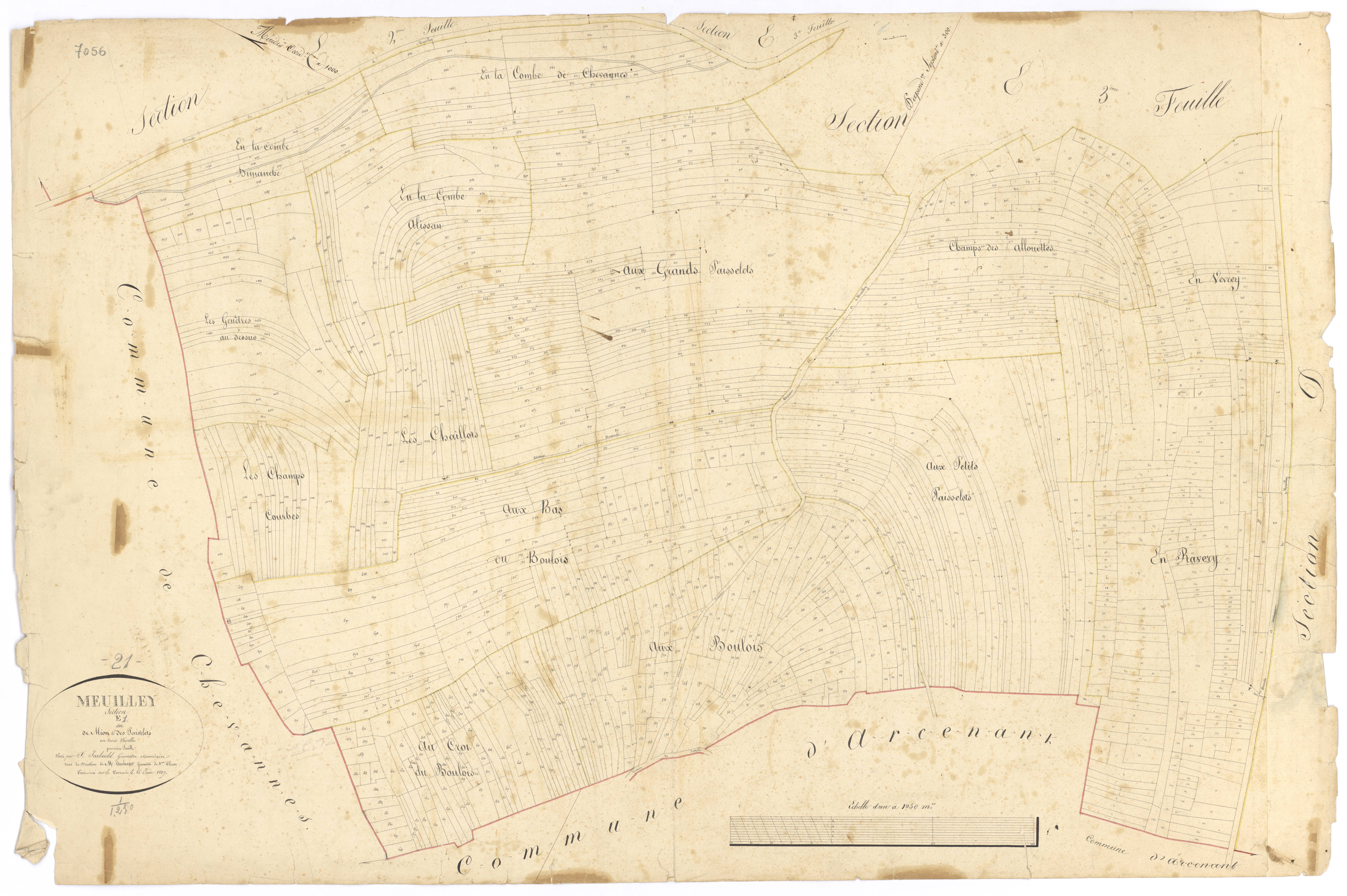 Meuilley - Section E1 - 3 P PLAN 408/12