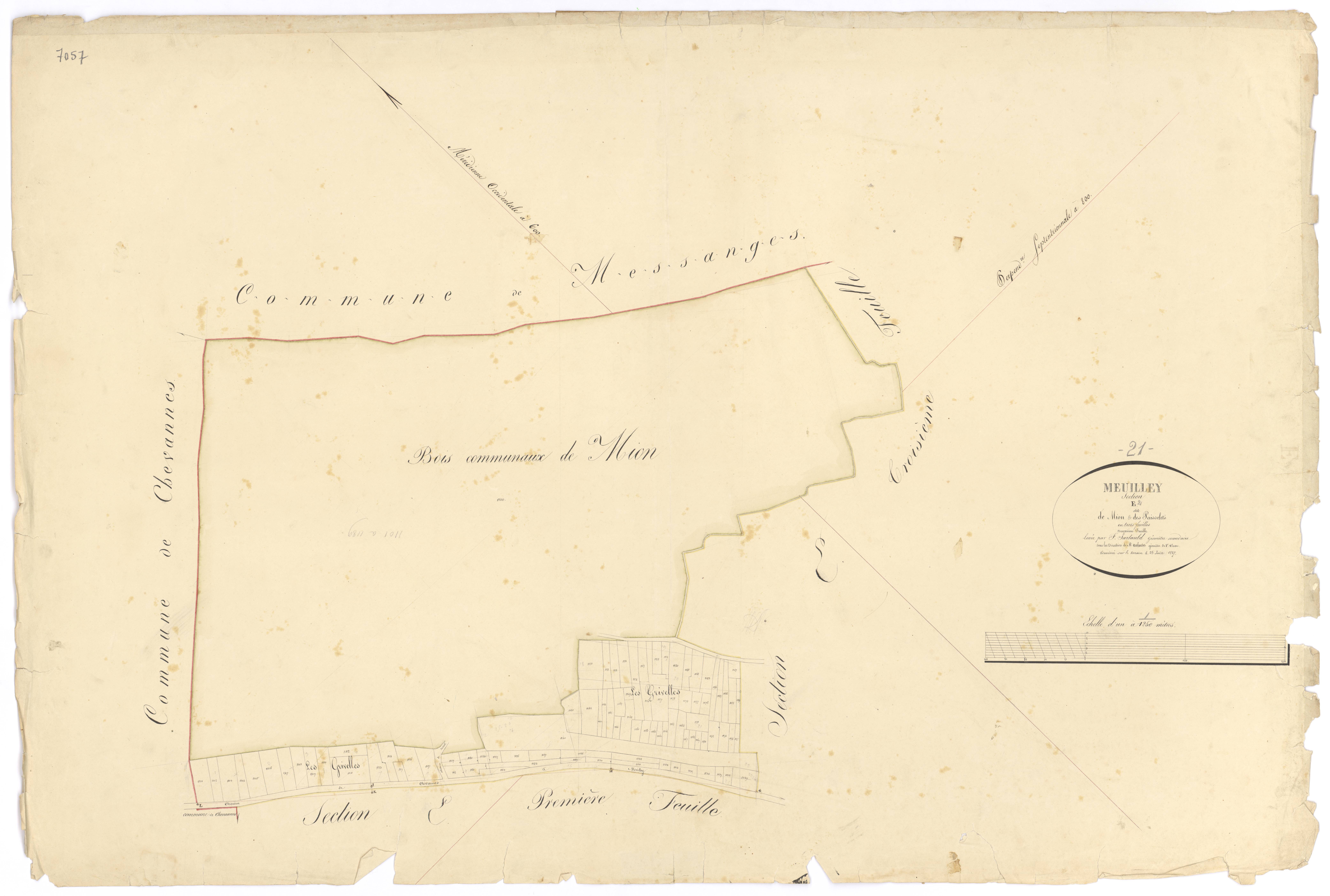 Meuilley - Section E2 - 3 P PLAN 408/13