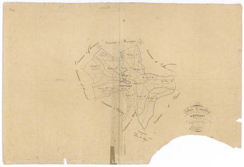 Meuilley - Tableau d'assemblage - 3 P PLAN 408/1